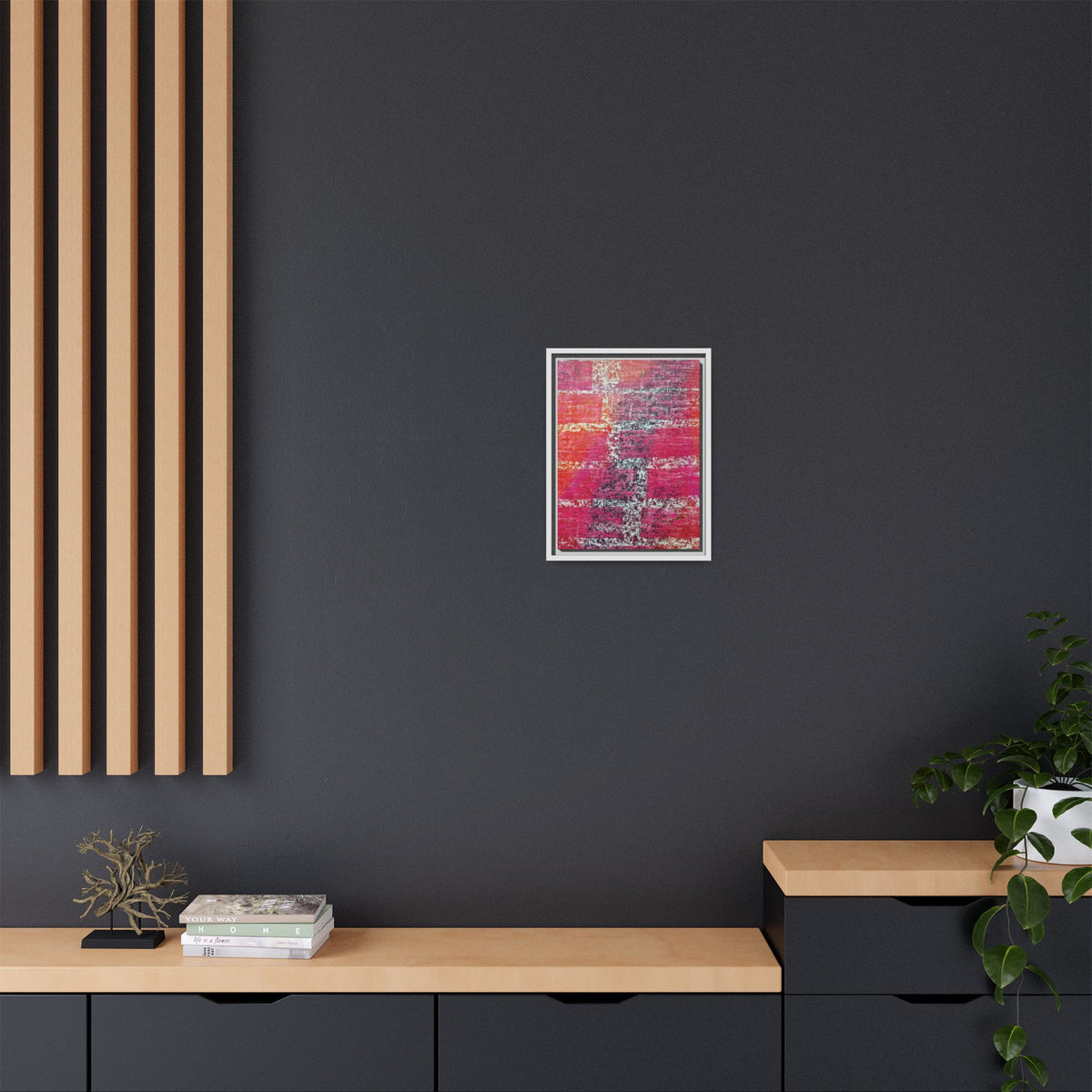 Experiment (V4) Matte Canvas, Framed