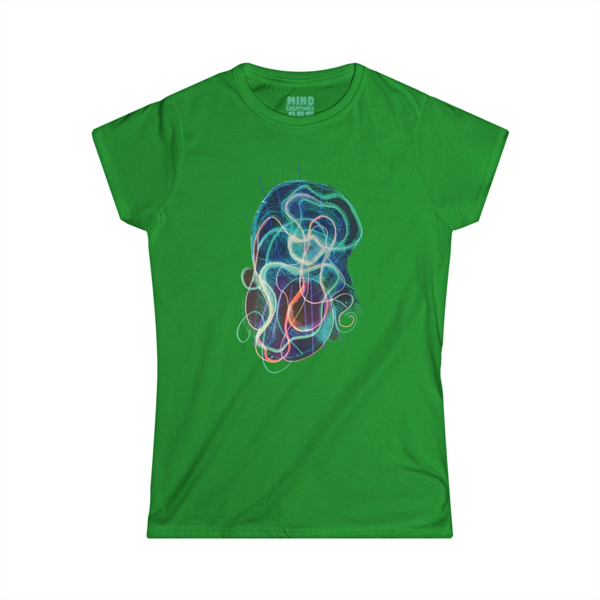 Davy Jones (Electric Teal) Women's Softstyle Tee