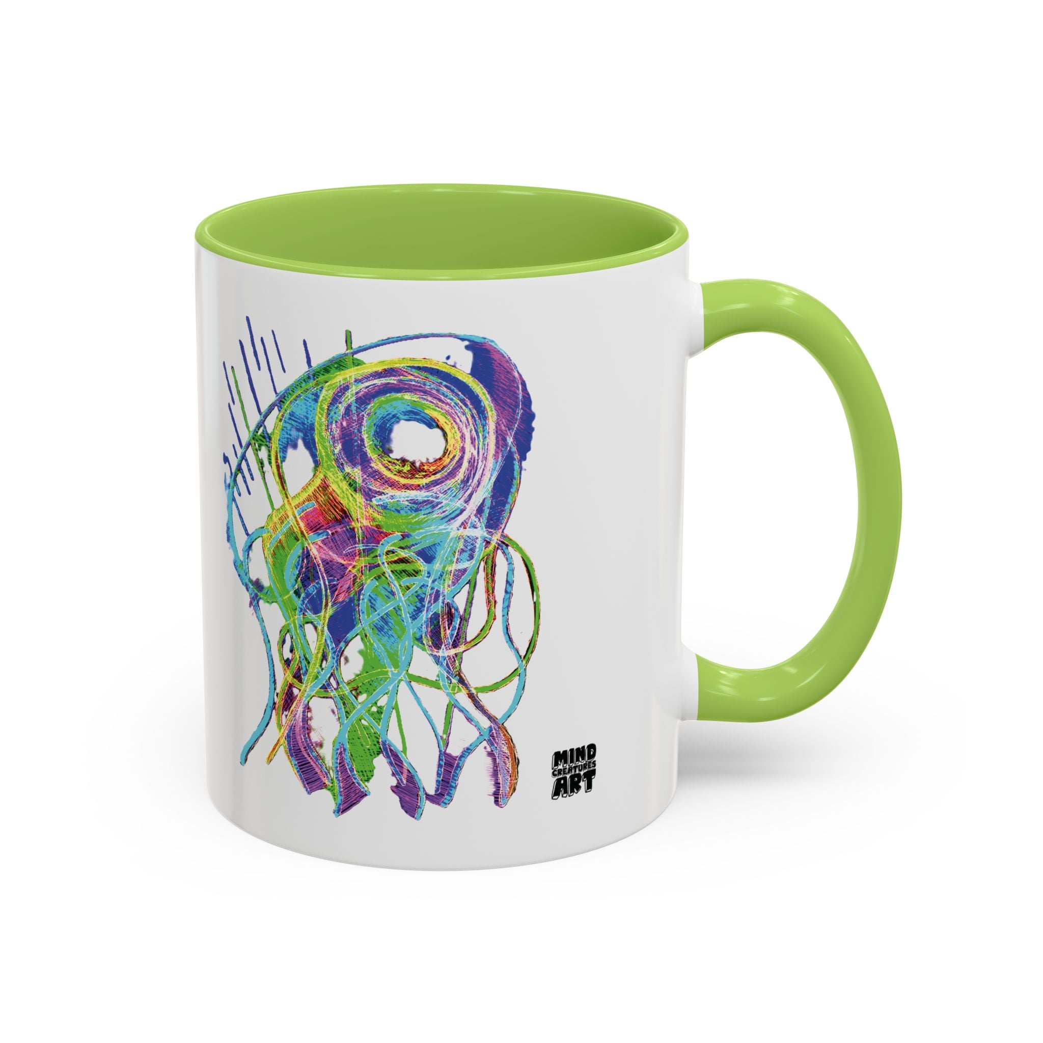 Jelly Jam (Neon) Accent Coffee Mug (11oz, 15oz)