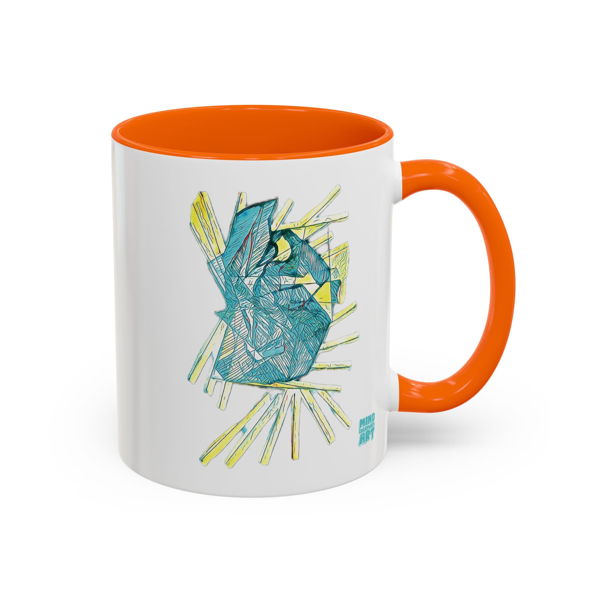 Lightspeed (Aqua) Accent Coffee Mug (11oz, 15oz)
