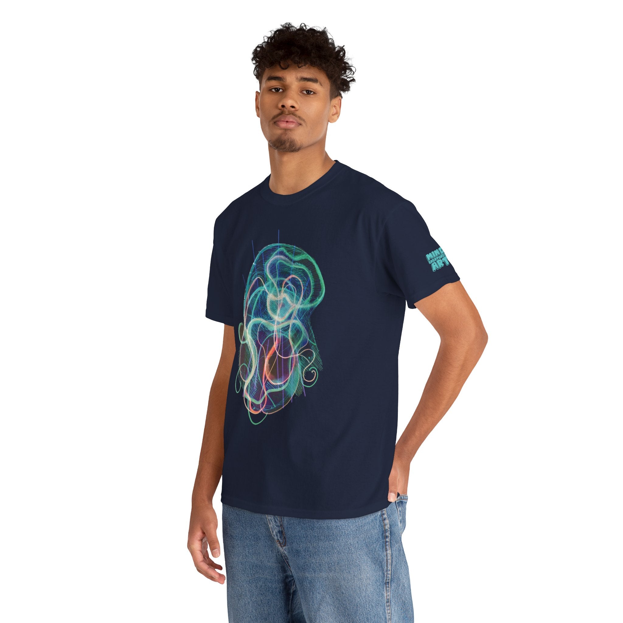 Davy Jones (Electric Teal) Unisex Heavy Cotton Tee