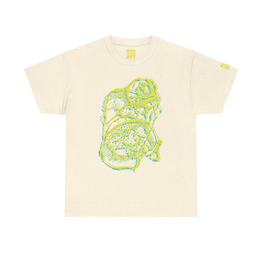 Exploration (Blur, Yellow & Blue) Unisex Heavy Cotton Tee