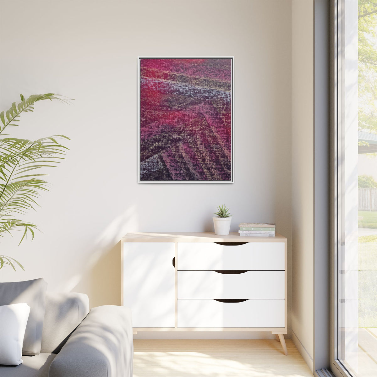 Voice Matte Canvas, Framed