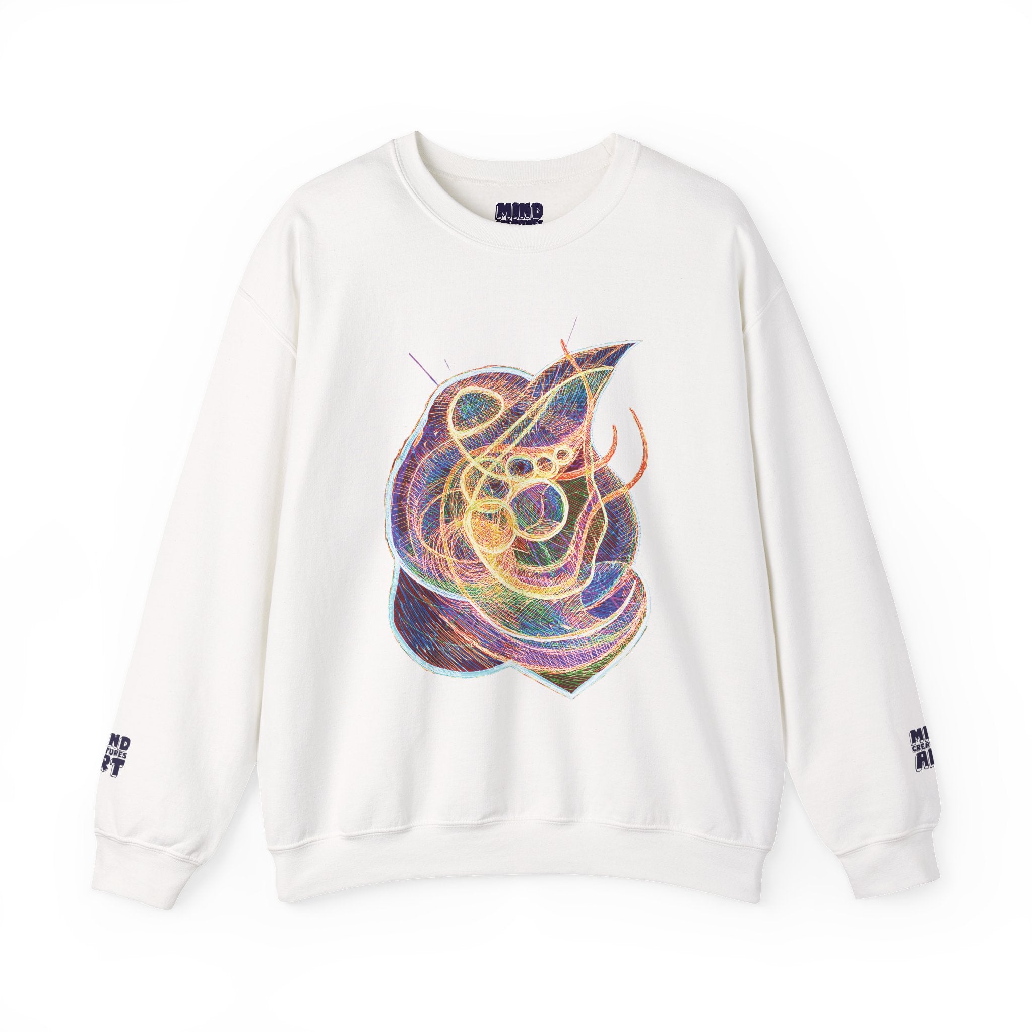 Renewal (Electric Yellow & Purple) Unisex Heavy Blend™ Crewneck Sweatshirt