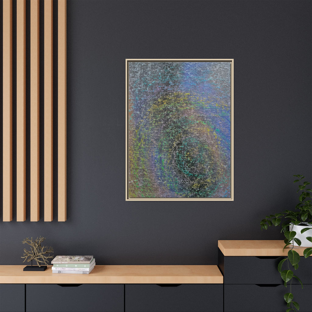 Iridescent (V2) Matte Canvas, Framed