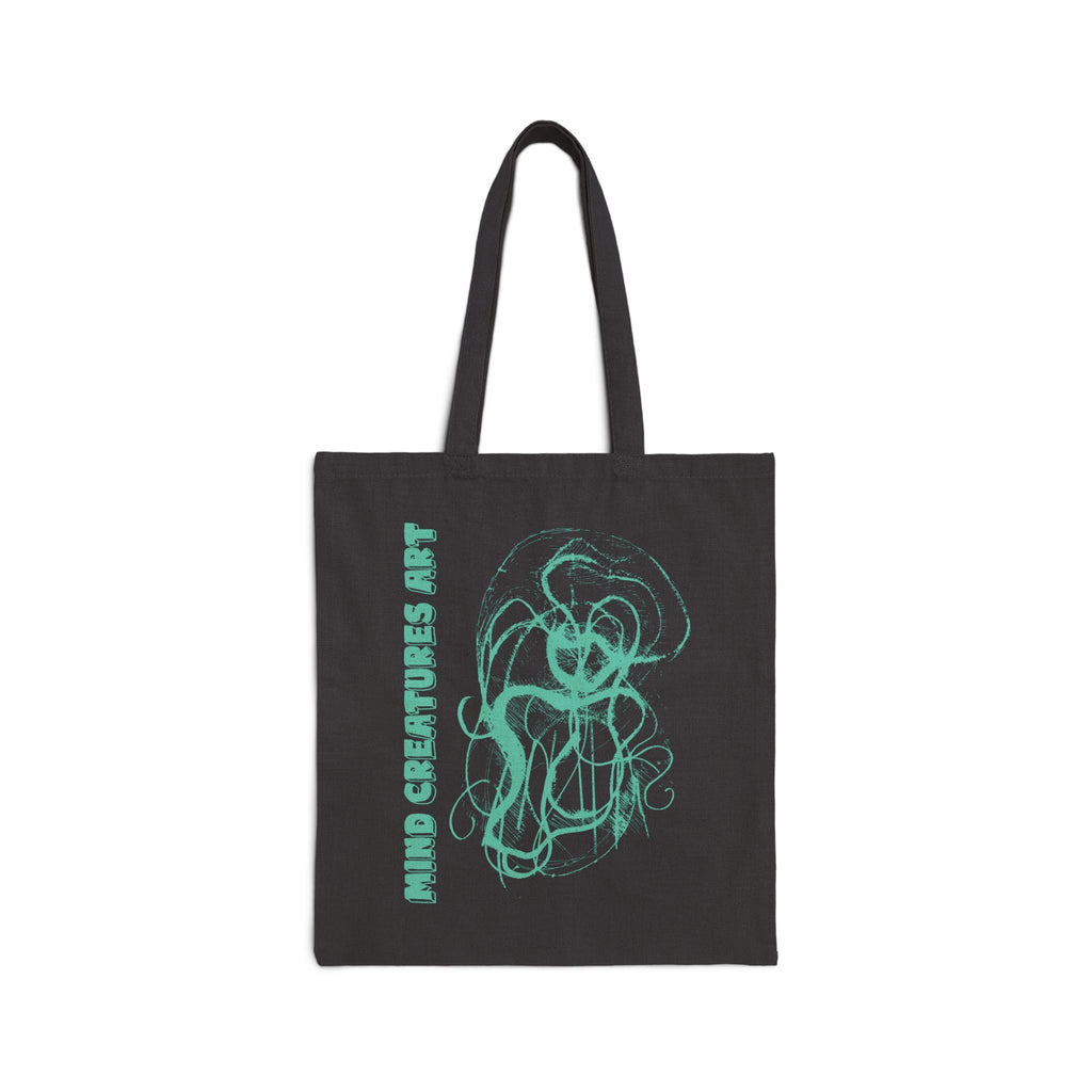 Davy Jones (Teal) Cotton Canvas Tote Bag