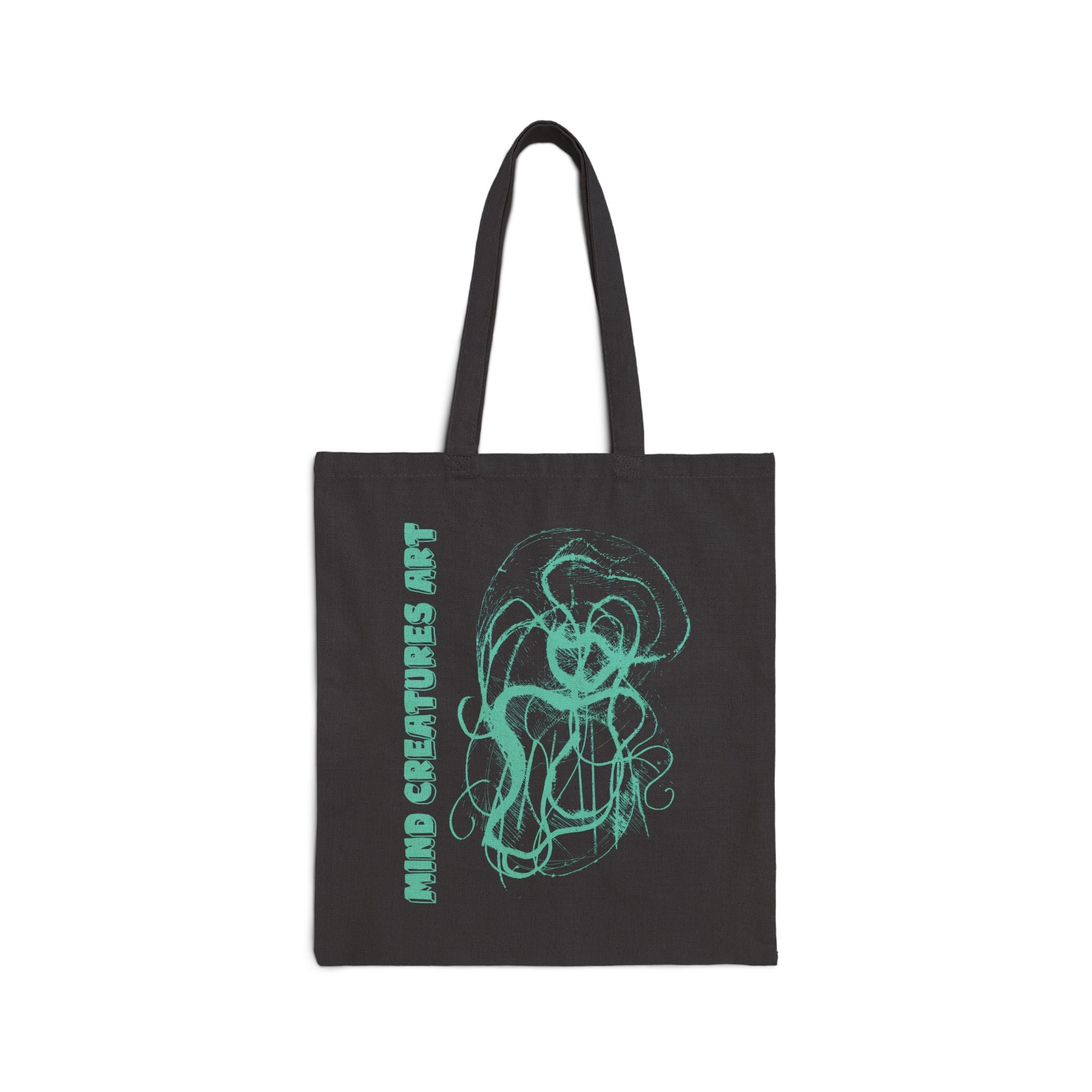 Davy Jones (Teal) Cotton Canvas Tote Bag