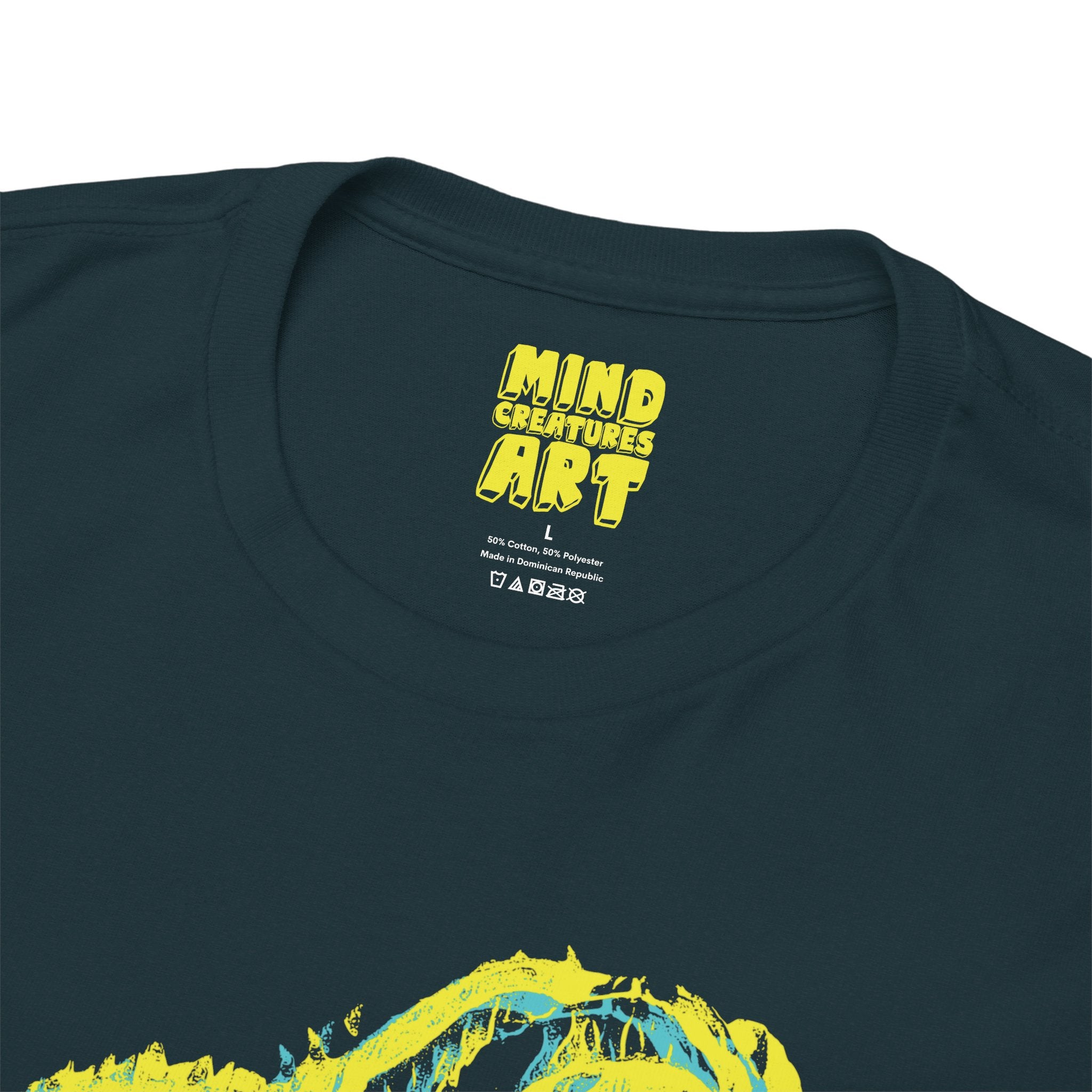 Exploration (Blur, Yellow & Blue) Unisex Heavy Cotton Tee