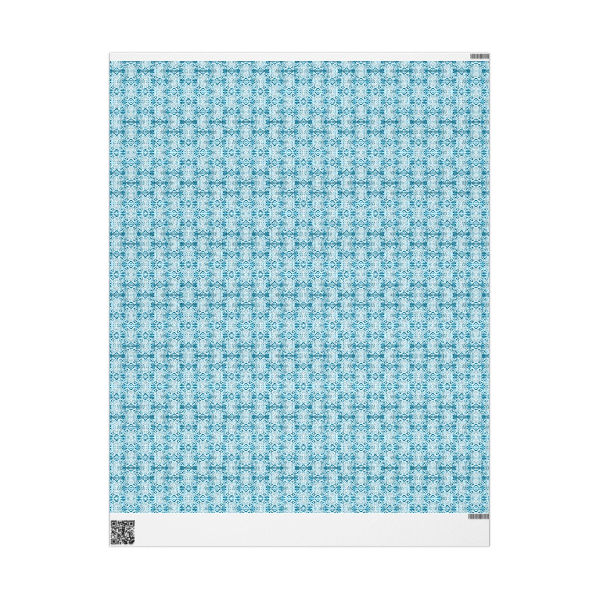 Love (Blue, White Background) Heavy Wrapping Paper