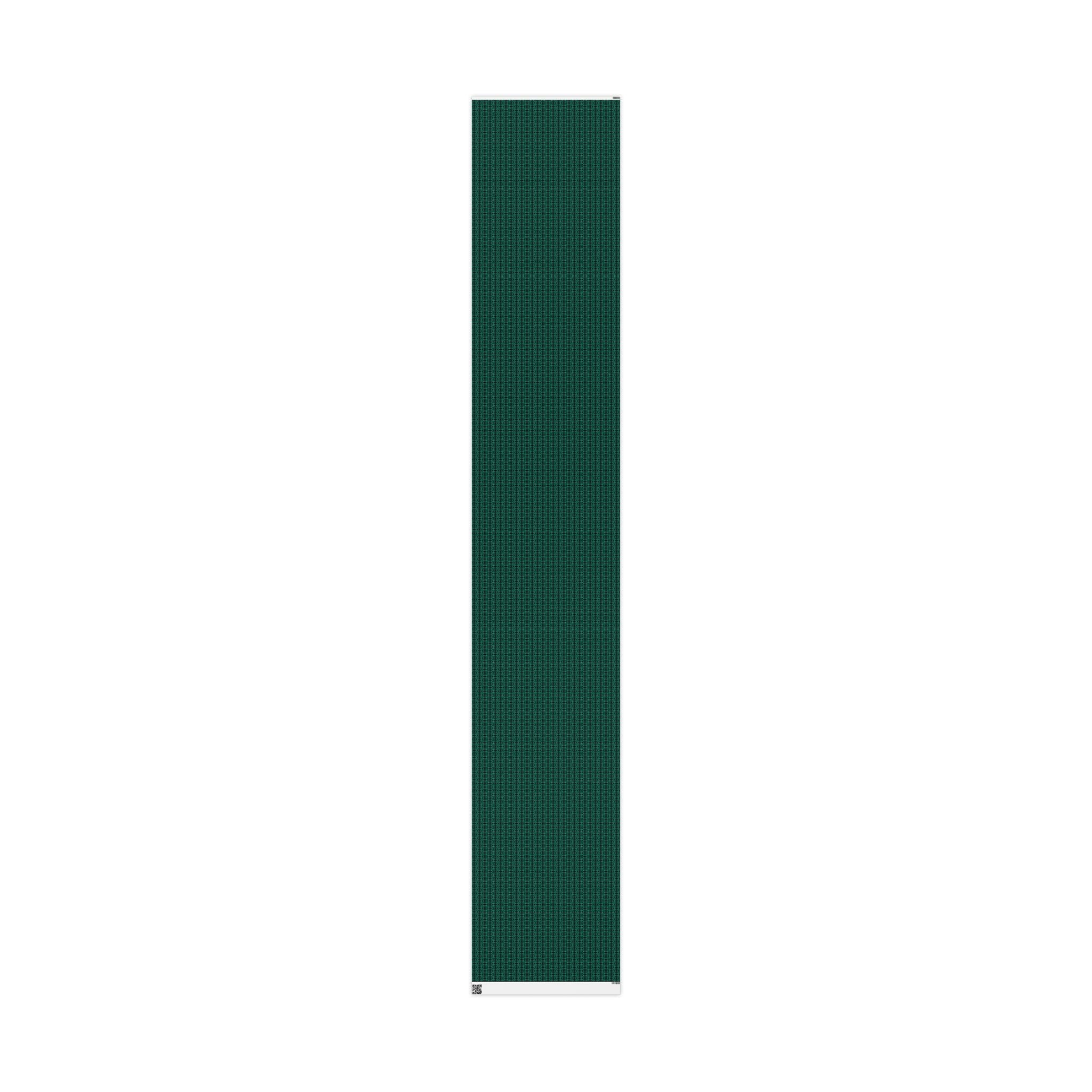 Curiosity (Emerald, Black Background) Heavy Wrapping Paper