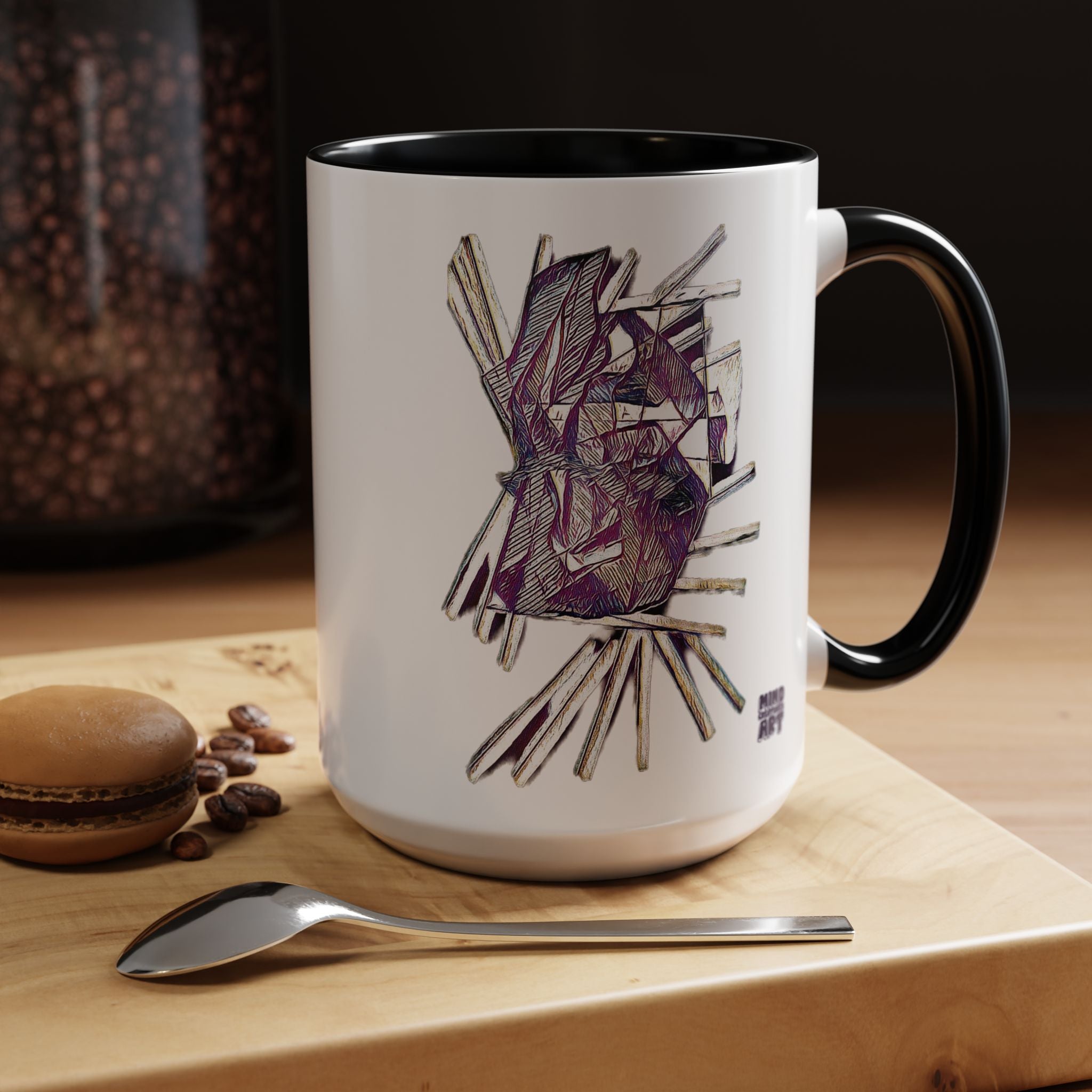 Lightspeed (Purple) Accent Coffee Mug (11oz, 15oz)