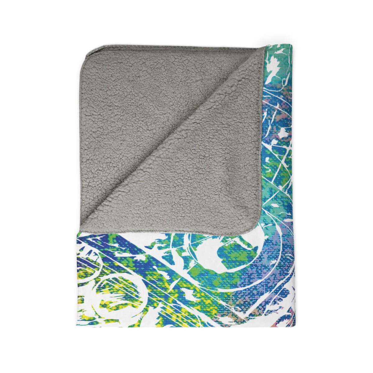 Love x Vapor (V2) Fleece Sherpa Blanket