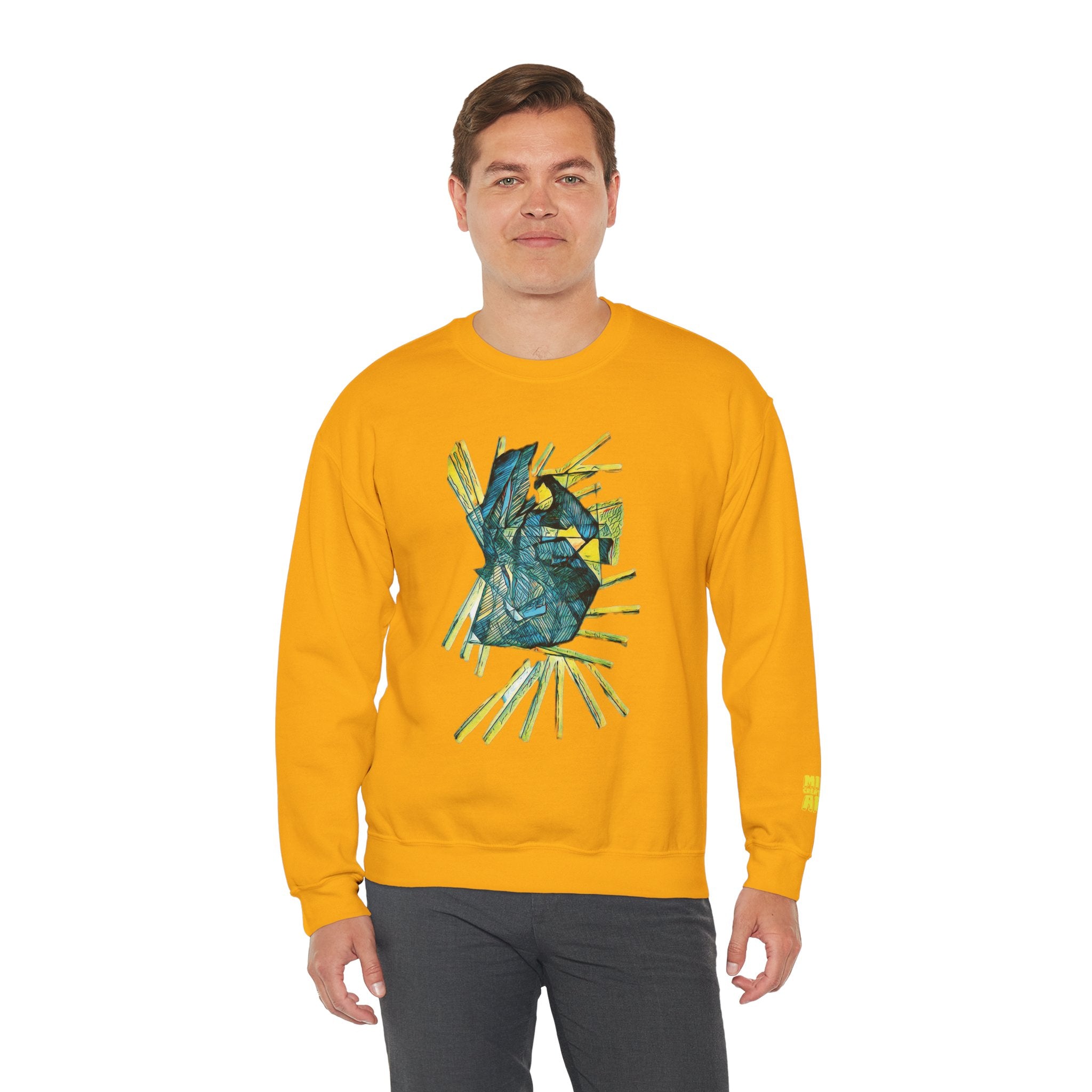 Lightspeed (Teal) Unisex Heavy Blend™ Crewneck Sweatshirt