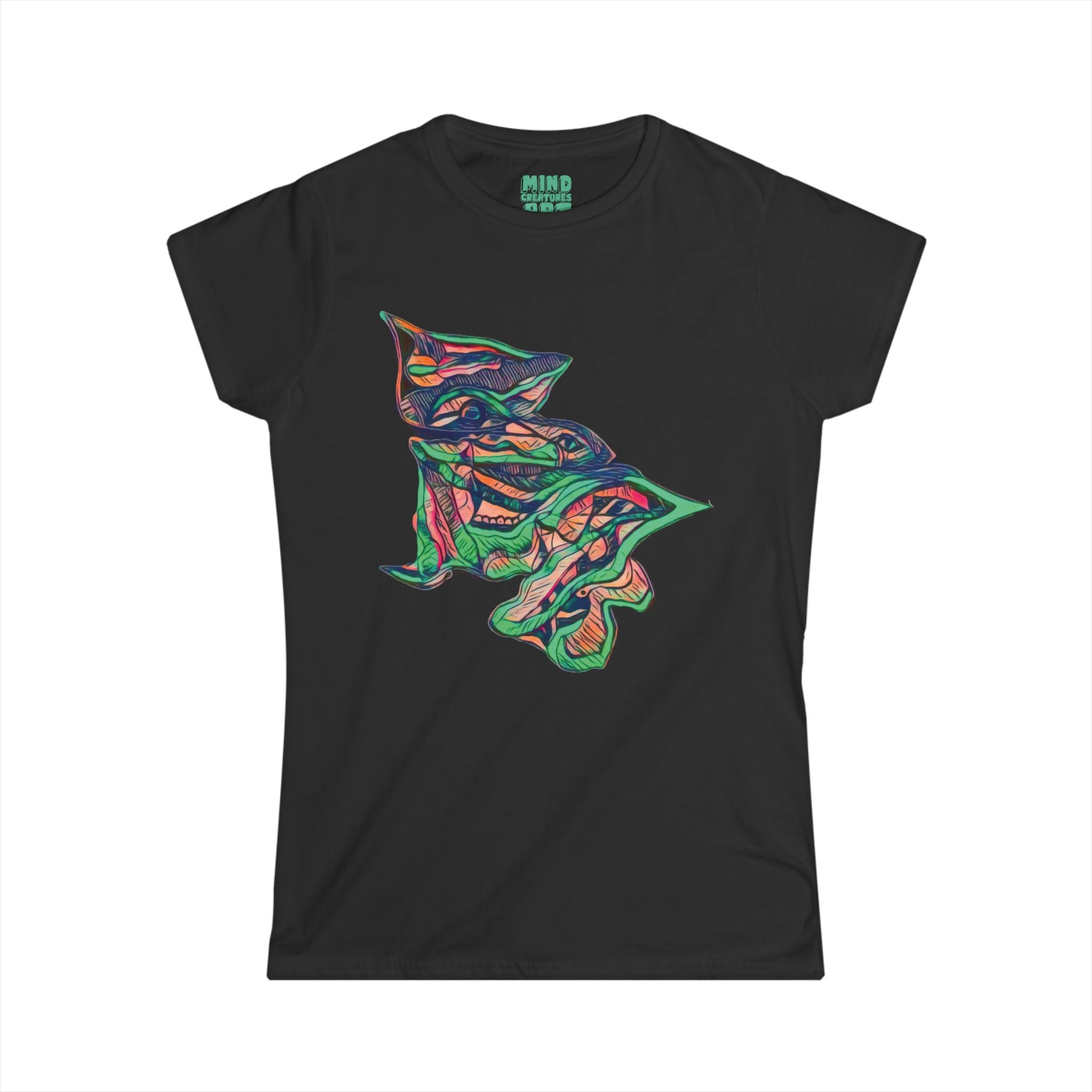 Cheshire (Pink & Seafoam) Women's Softstyle Tee