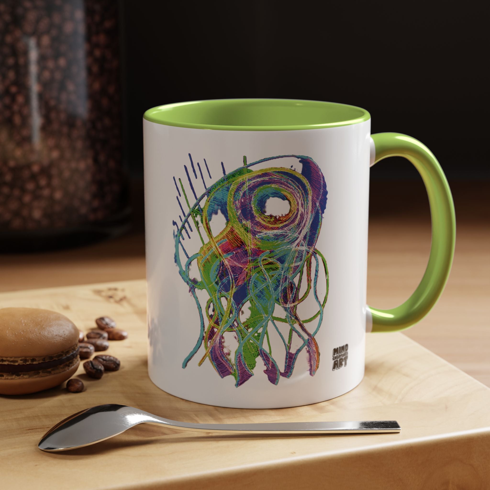 Jelly Jam (Neon) Accent Coffee Mug (11oz, 15oz)