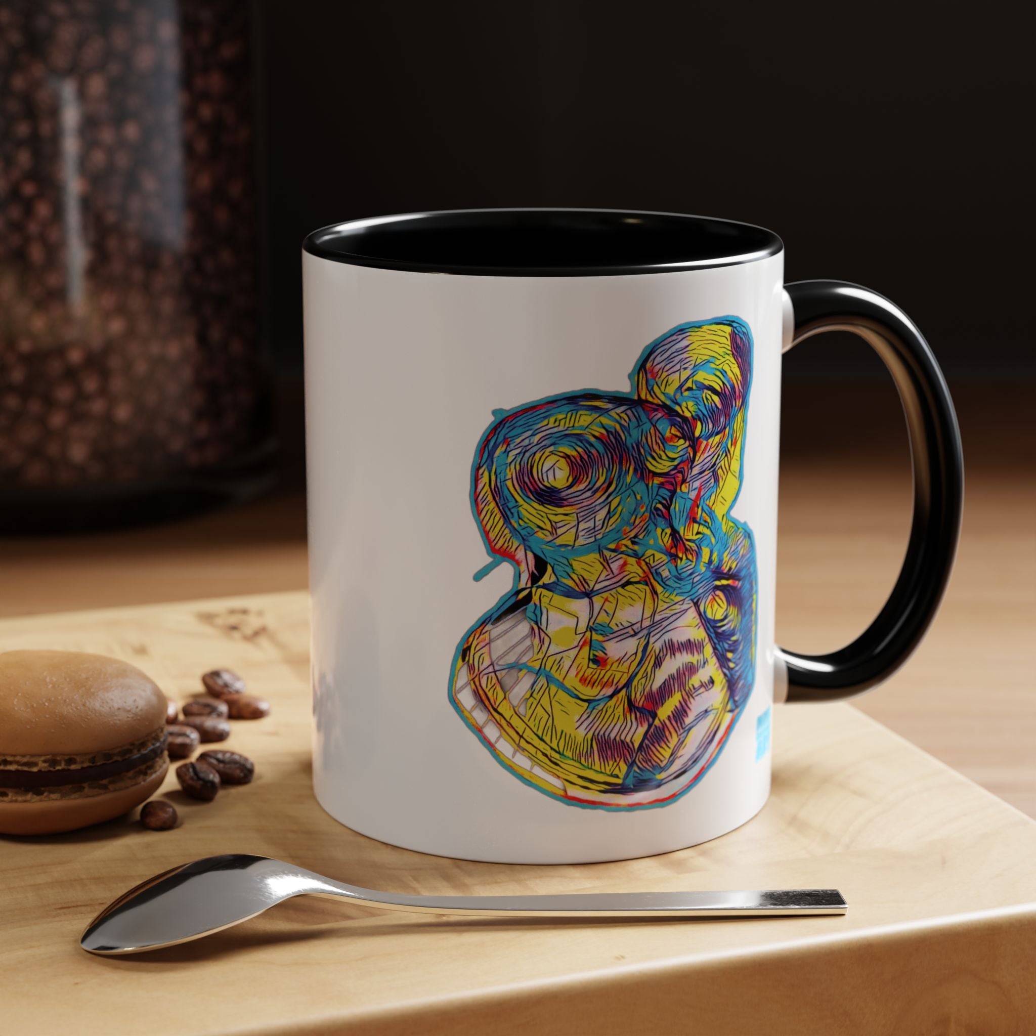 Curiosity (Neon) Accent Coffee Mug (11oz, 15oz)