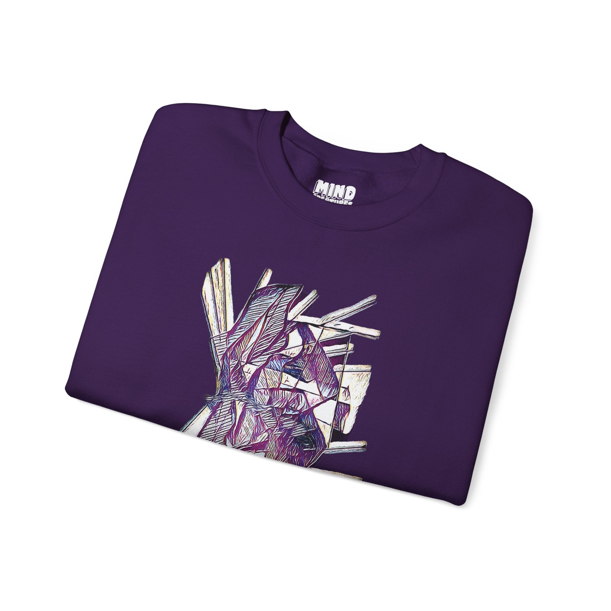 Lightspeed (Purple) Unisex Heavy Blend™ Crewneck Sweatshirt