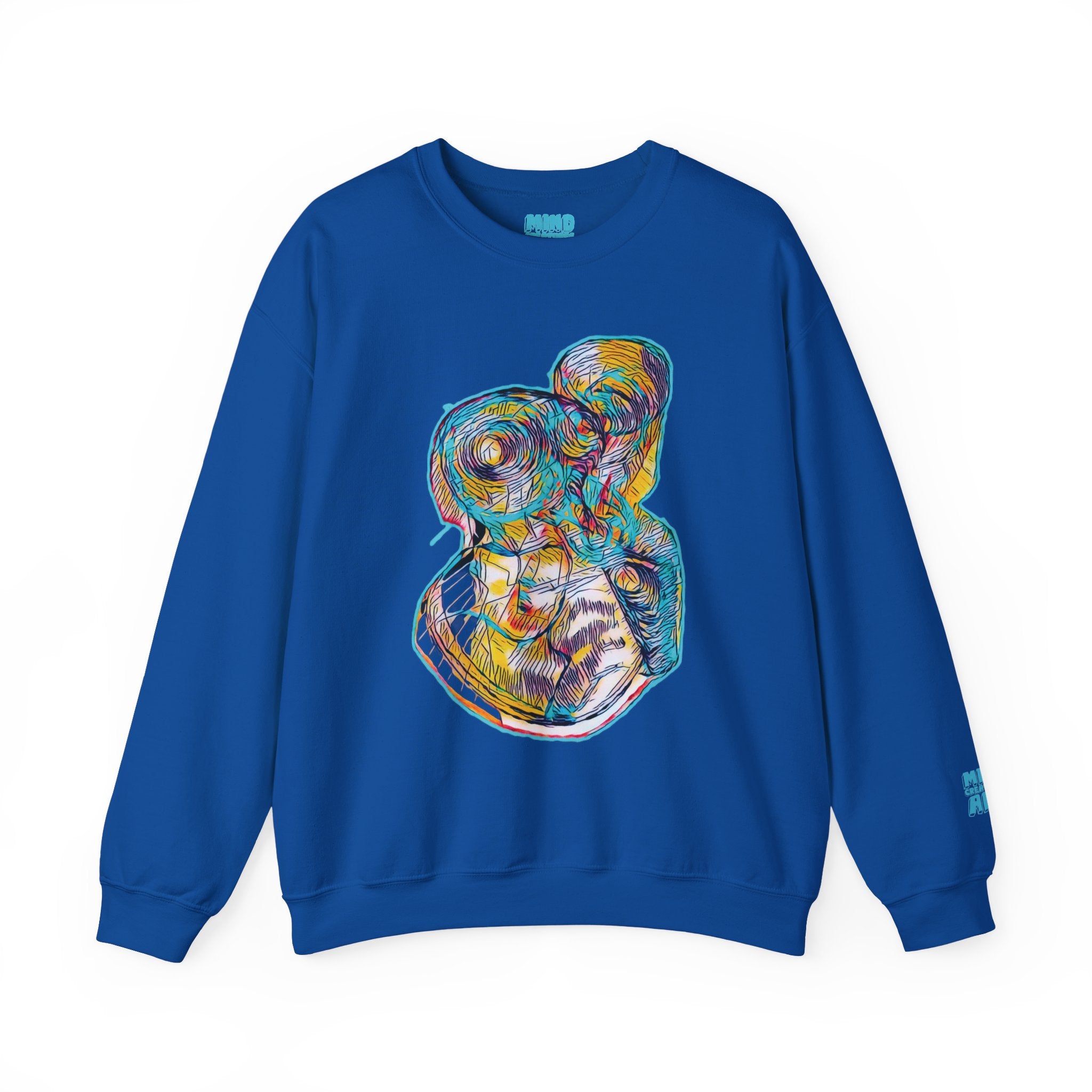 Curiosity (Aqua) Unisex Heavy Blend™ Crewneck Sweatshirt