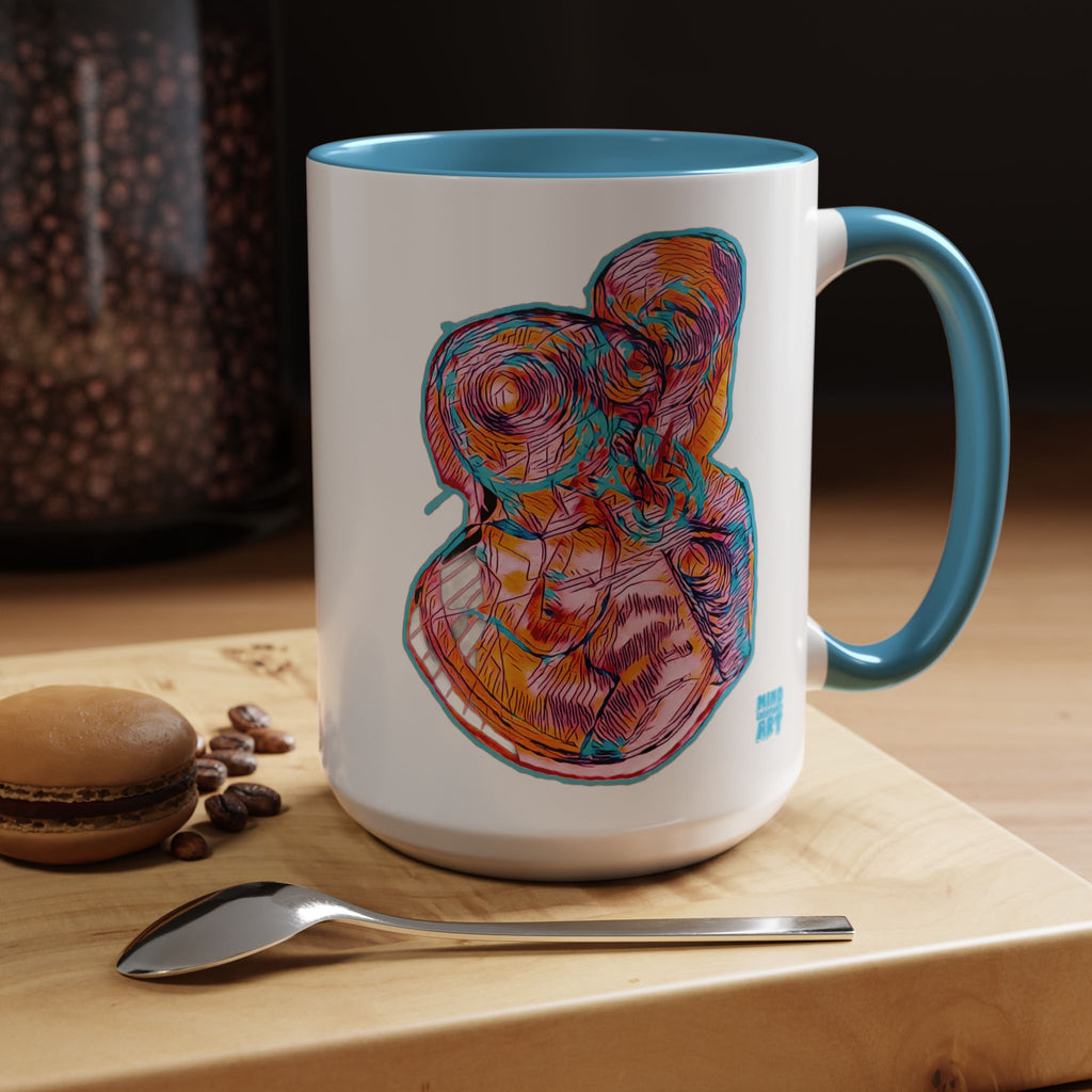 Curiosity (Pink) Accent Coffee Mug (11oz, 15oz)