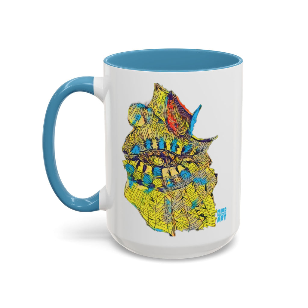 Hypnagogic (Neon) Accent Coffee Mug (11oz, 15oz)