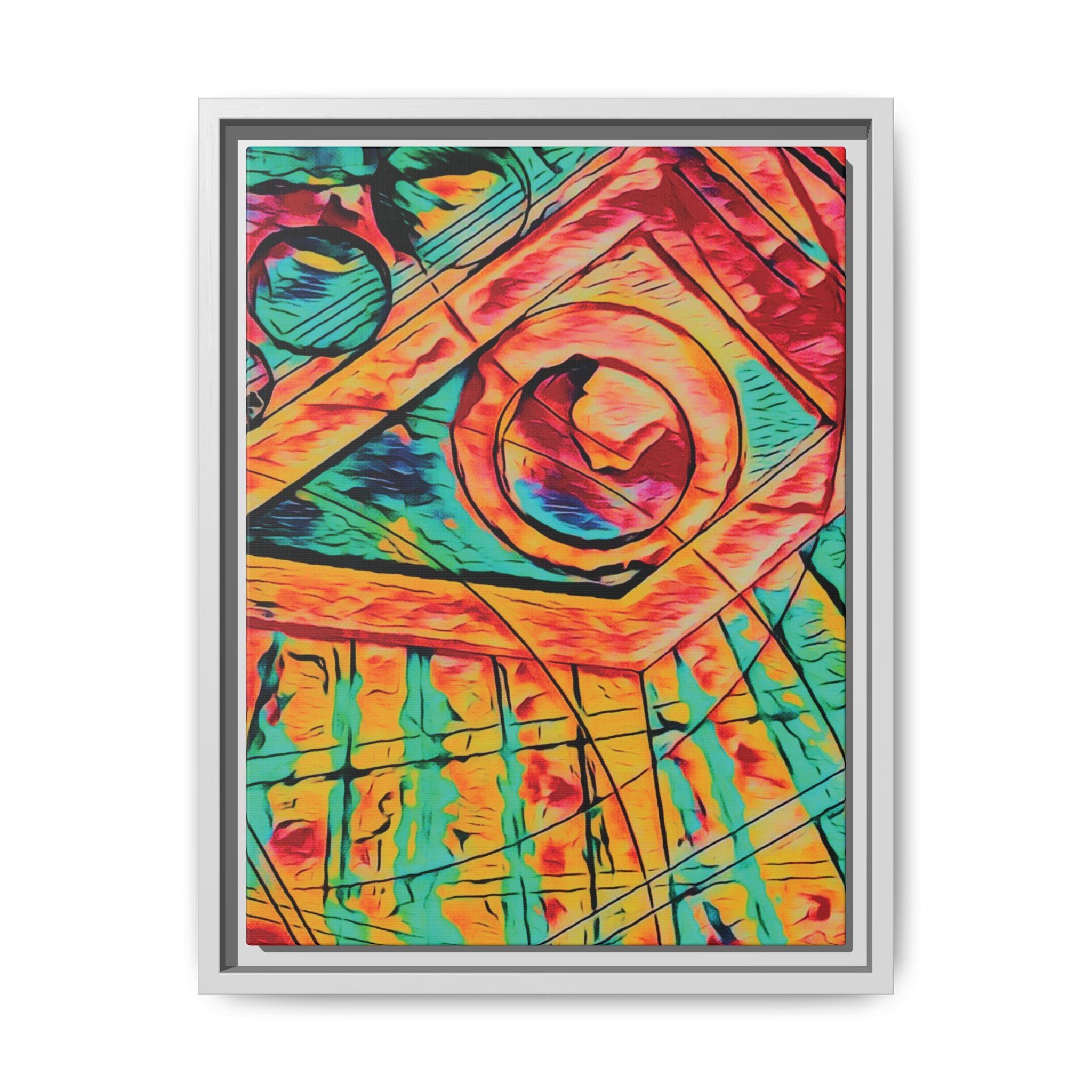 Love (Bright) Matte Canvas, Framed