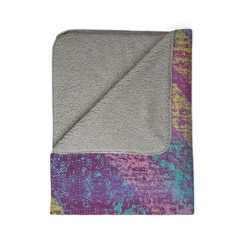 Construct Fleece Sherpa Blanket
