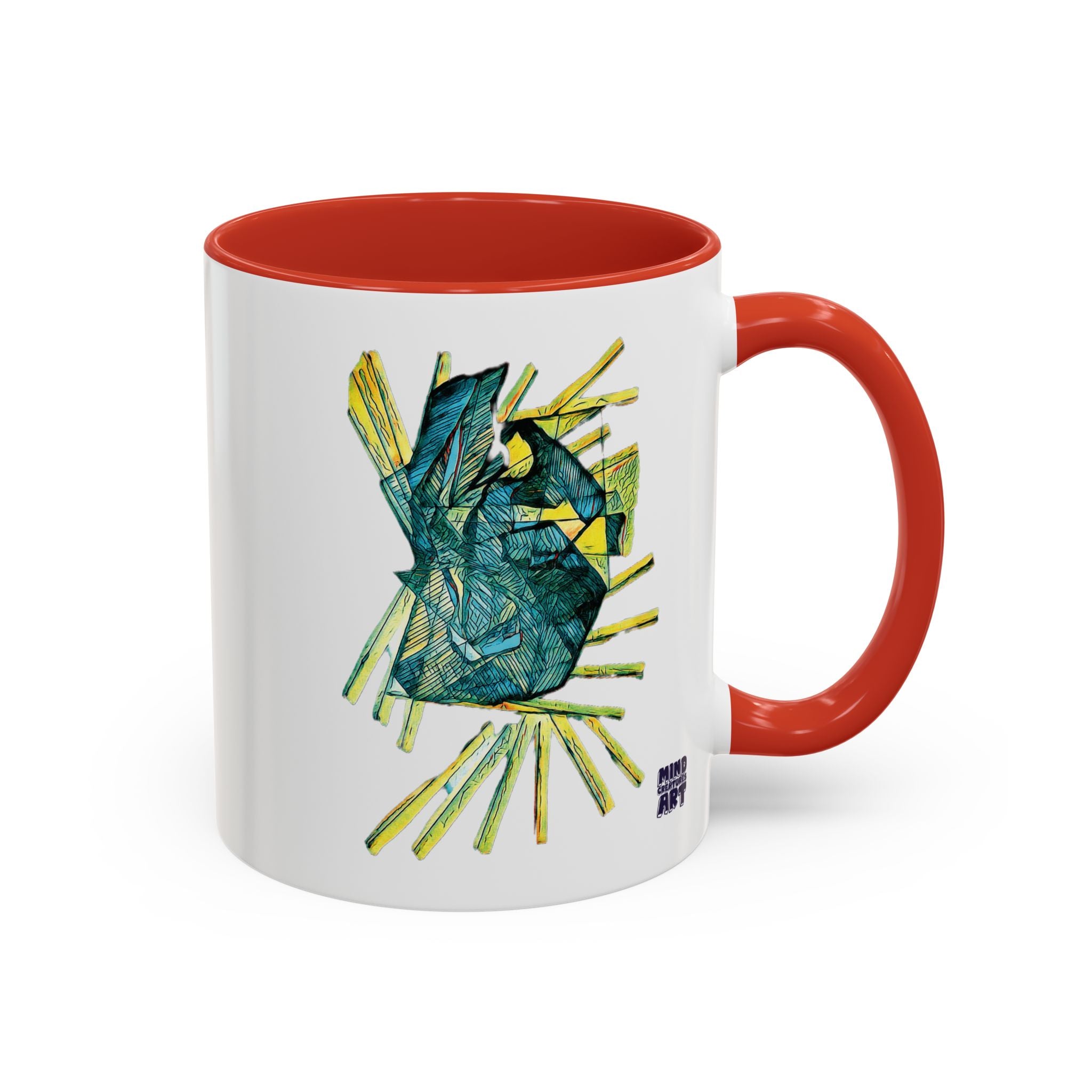 Lightspeed (Teal) Accent Coffee Mug (11oz, 15oz)