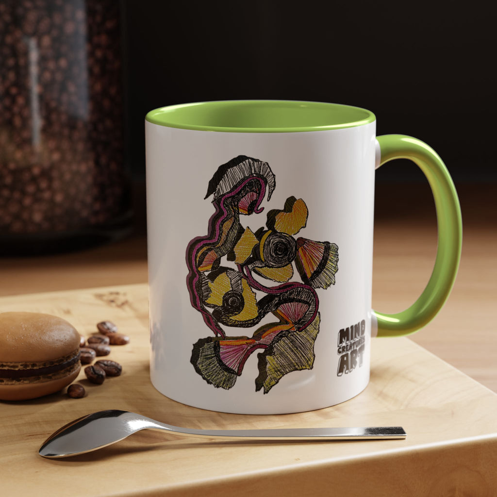 Crimson Teacher Accent Coffee Mug (11oz, 15oz)