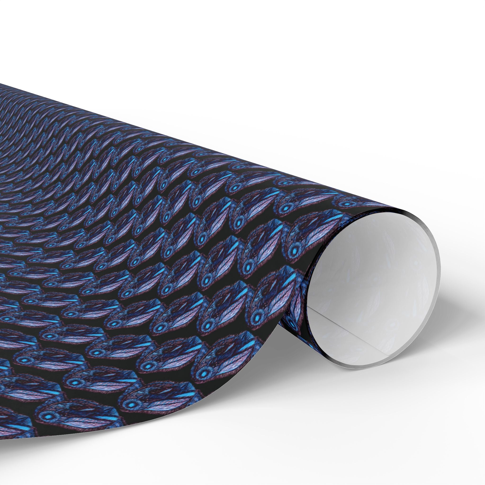 Who Are You? (Black Background) Heavy Wrapping Paper