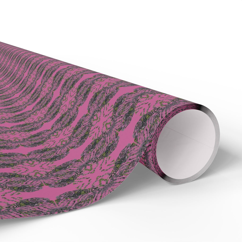 Vessel (Neon, Mirror, Pink Background) Heavy Wrapping Paper