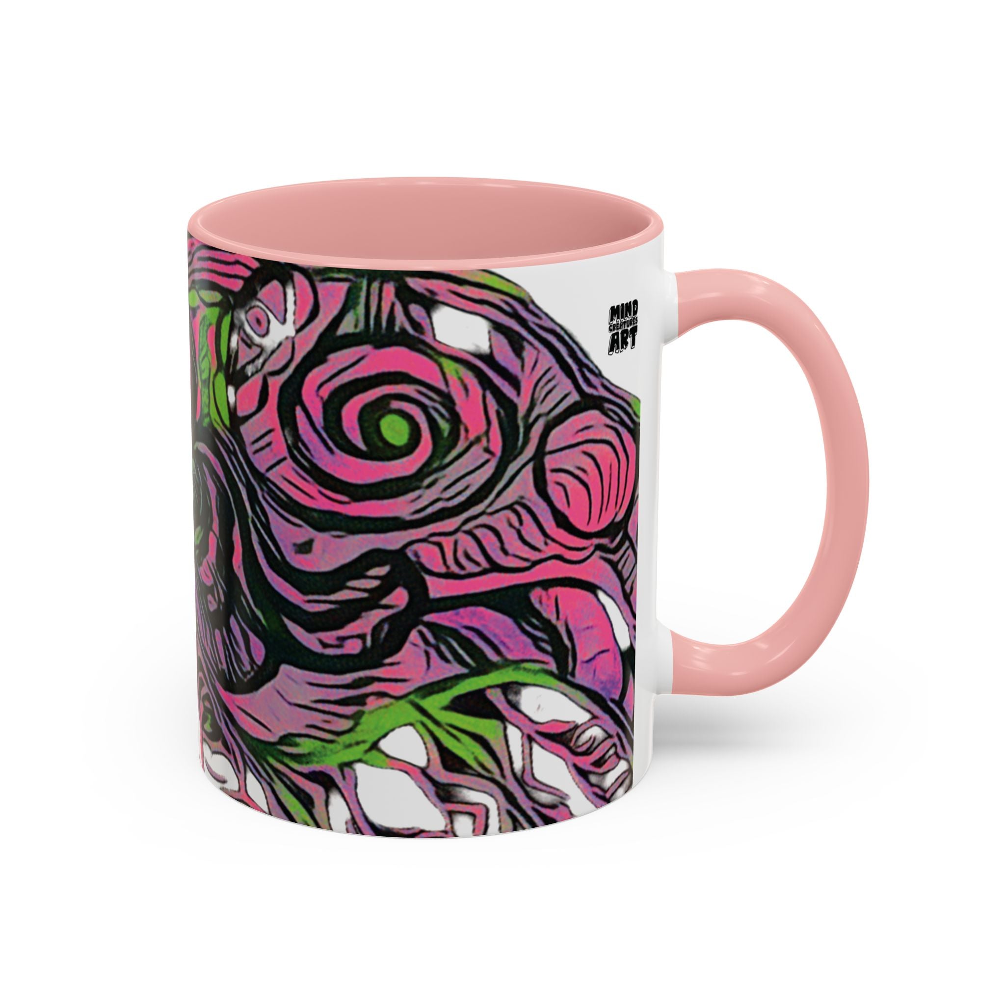 Vessel (Neon) Accent Coffee Mug (11oz, 15oz)