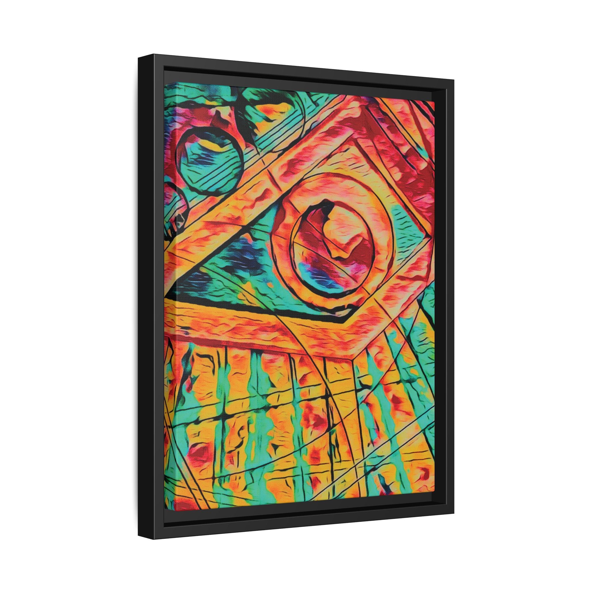 Love (Bright) Matte Canvas, Framed