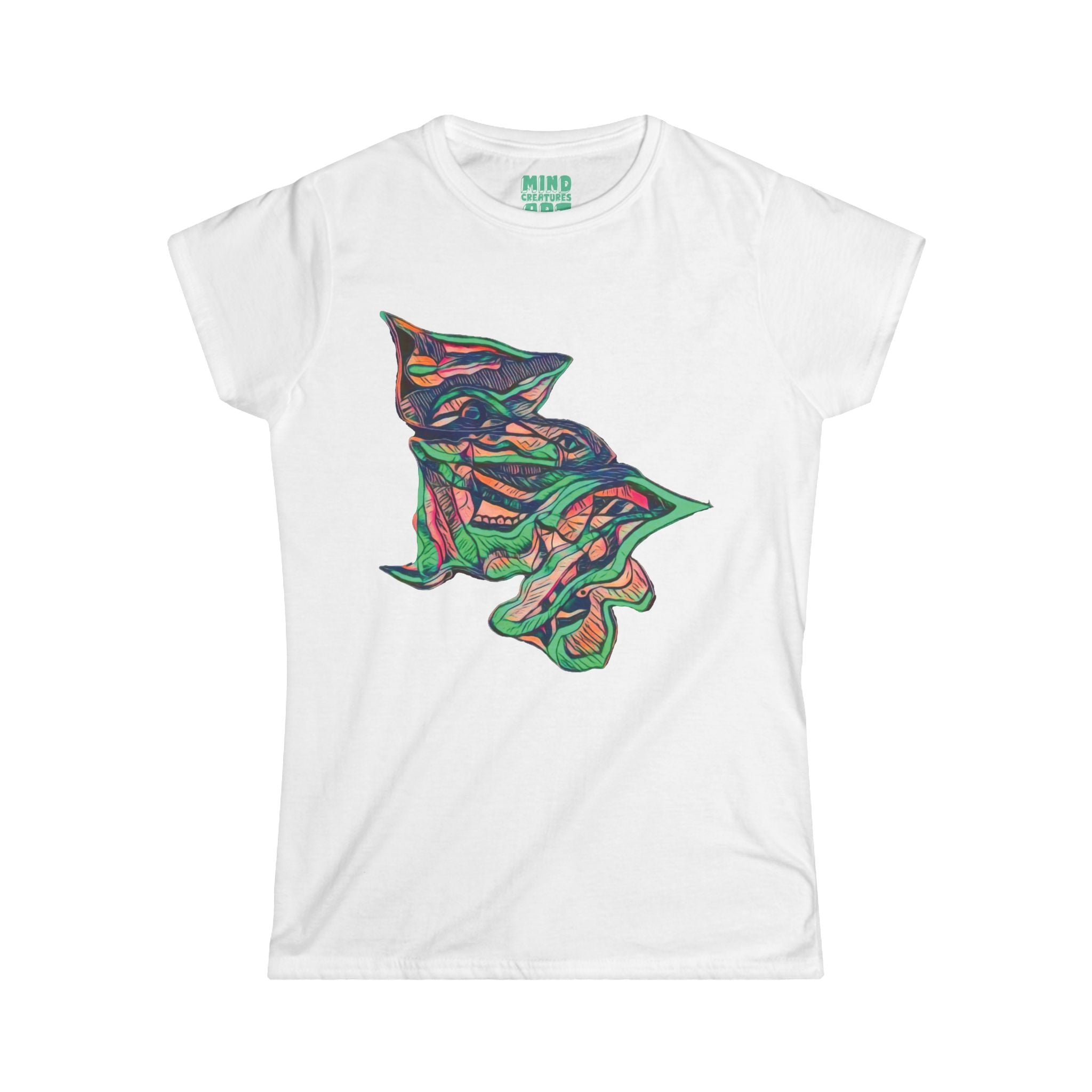 Cheshire (Pink & Seafoam) Women's Softstyle Tee