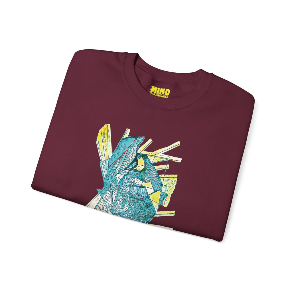 Lightspeed (Aqua) Unisex Heavy Blend™ Crewneck Sweatshirt