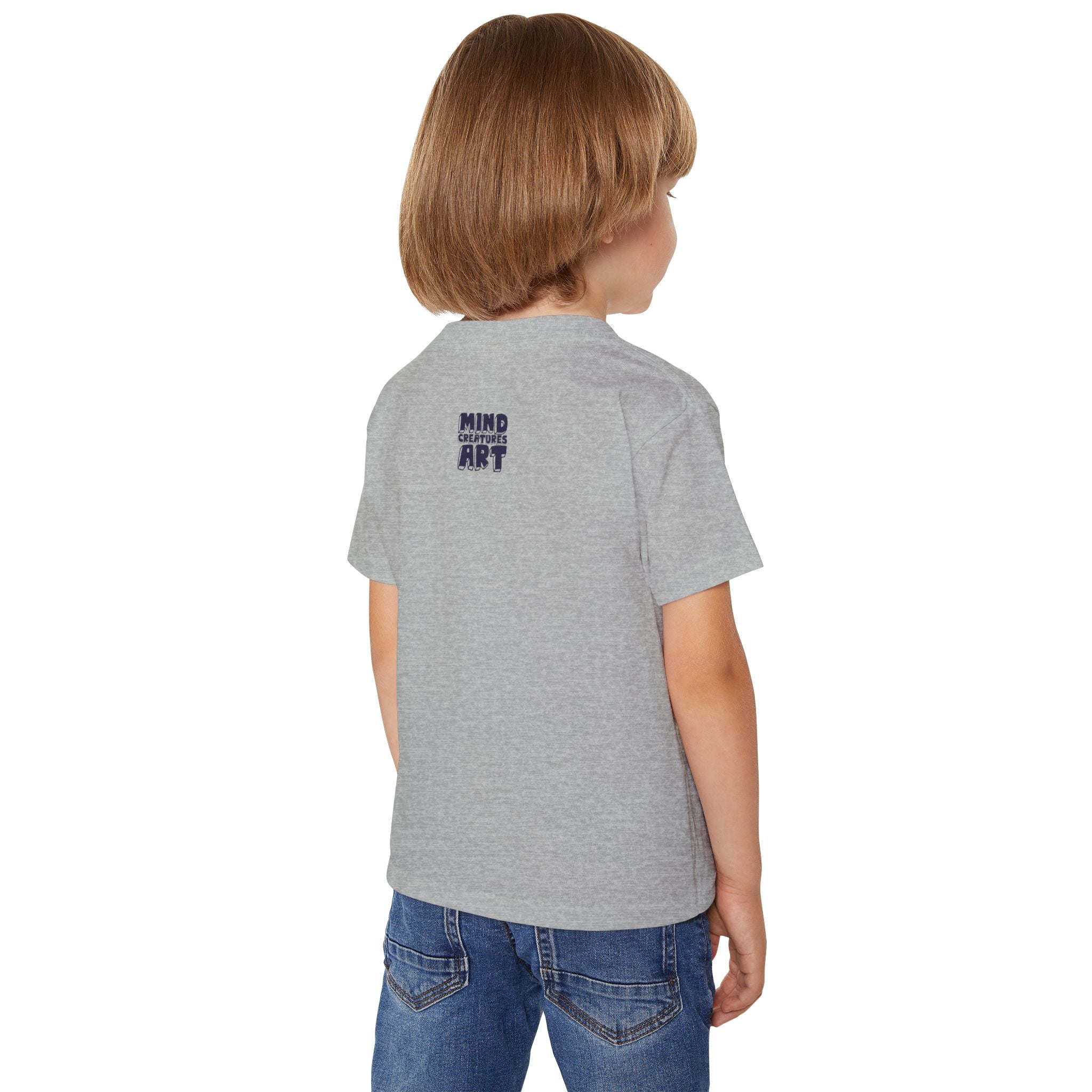 Curiosity (Green & Red) Heavy Cotton™ Toddler T-shirt
