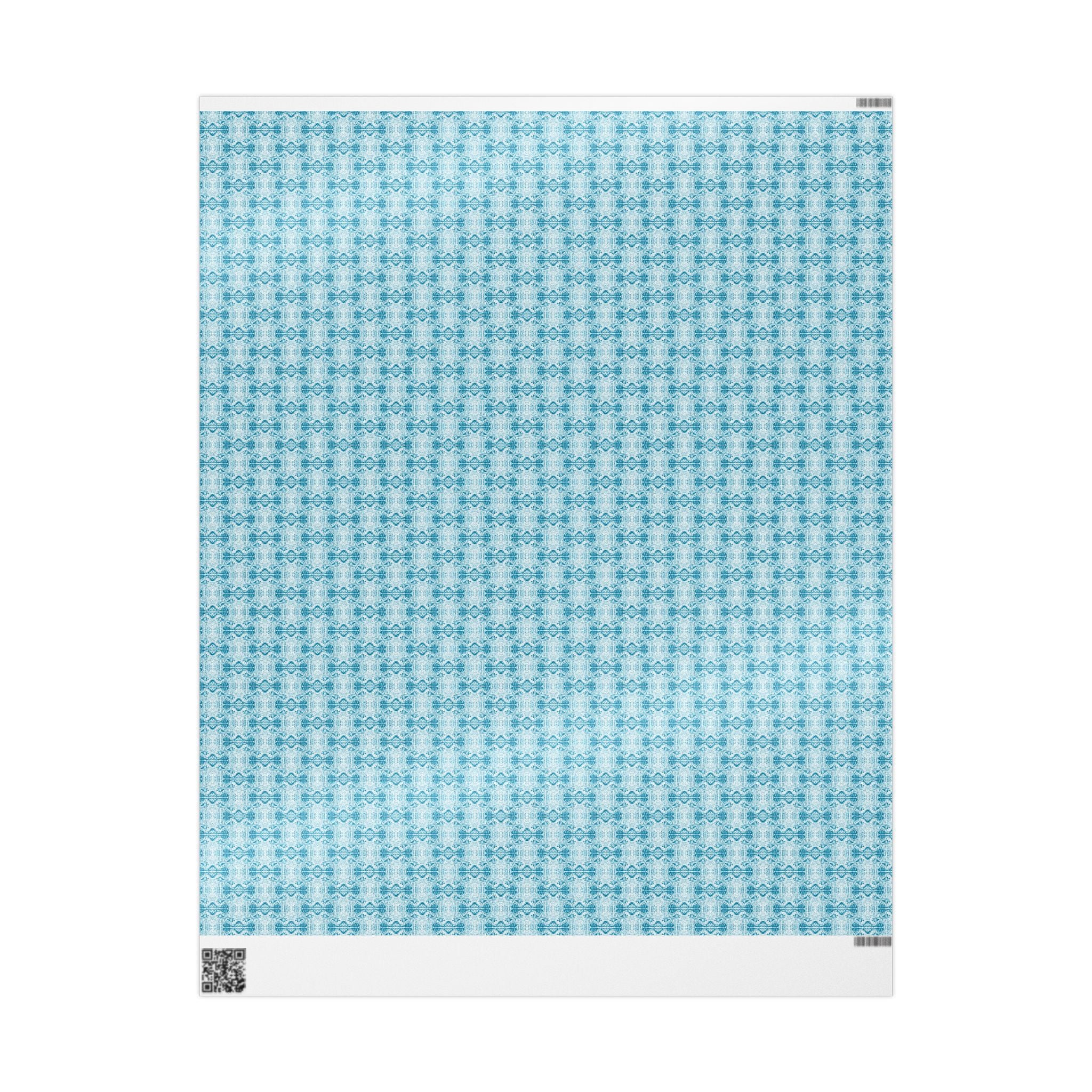 Love (Blue, White Background) Heavy Wrapping Paper