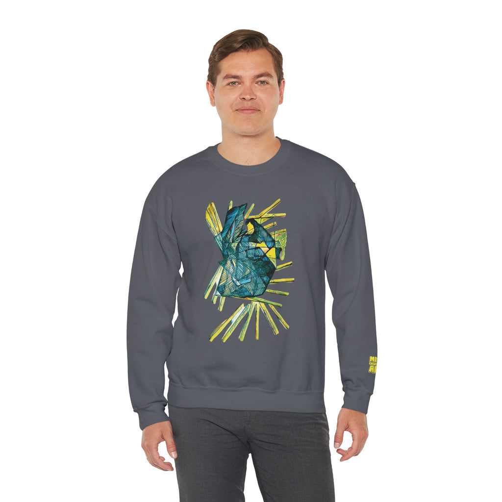 Lightspeed (Teal) Unisex Heavy Blend™ Crewneck Sweatshirt