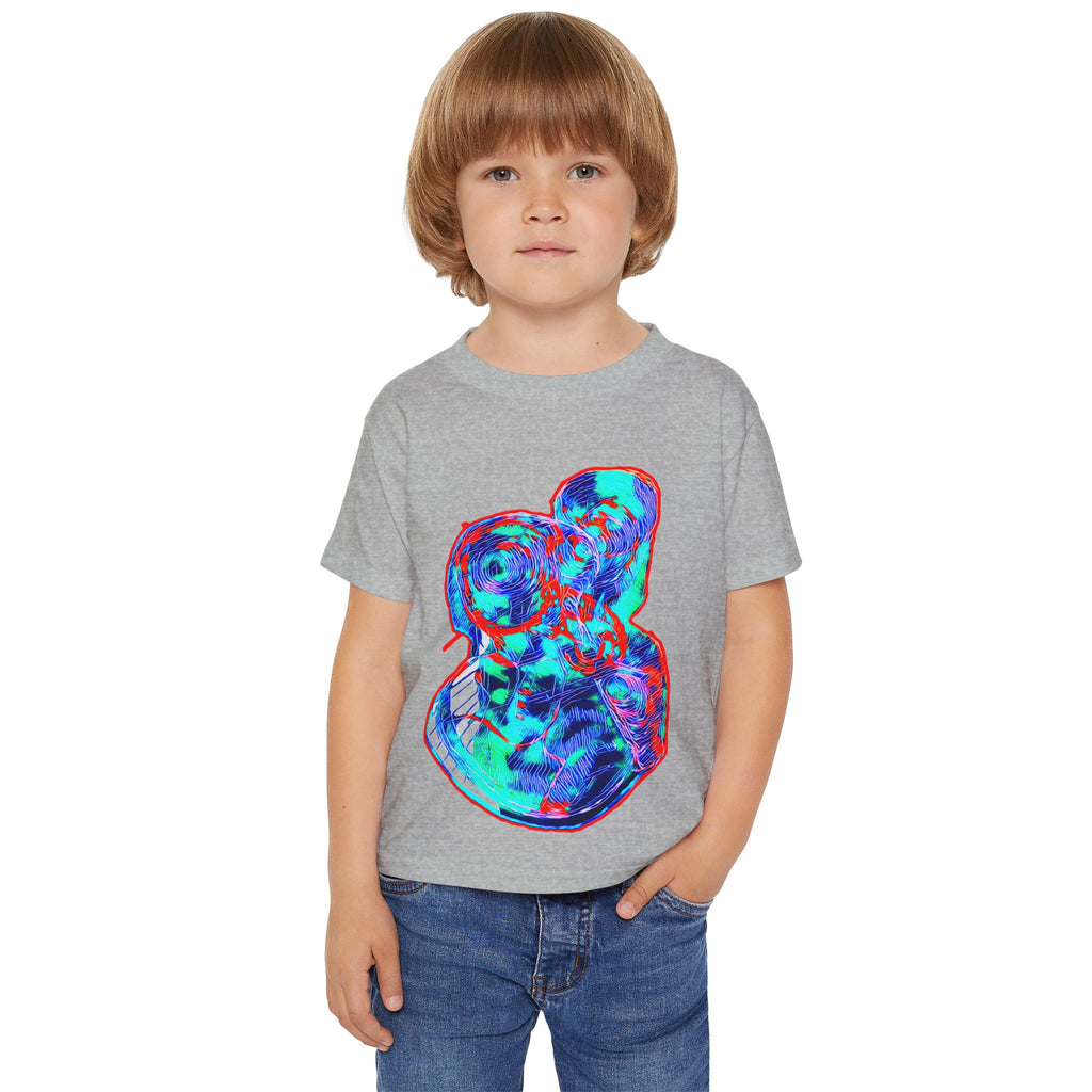 Curiosity (Blue & Red) Heavy Cotton™ Toddler T-shirt