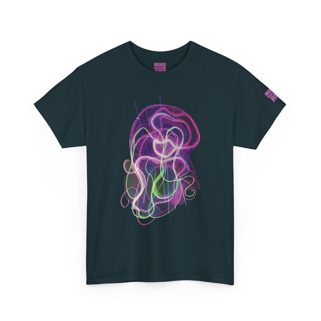 Davy Jones (Electric Purple) Unisex Heavy Cotton Tee