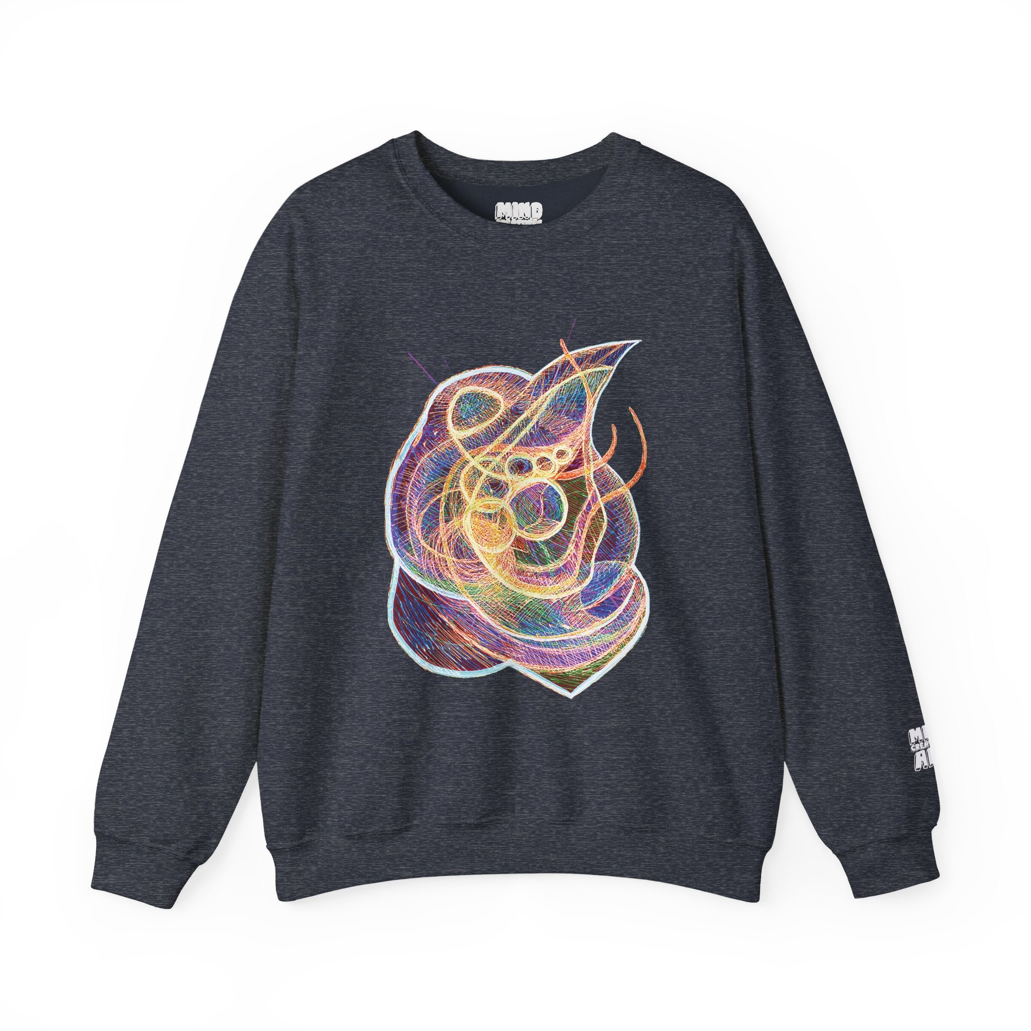 Renewal (Electric Yellow & Purple) Unisex Heavy Blend™ Crewneck Sweatshirt