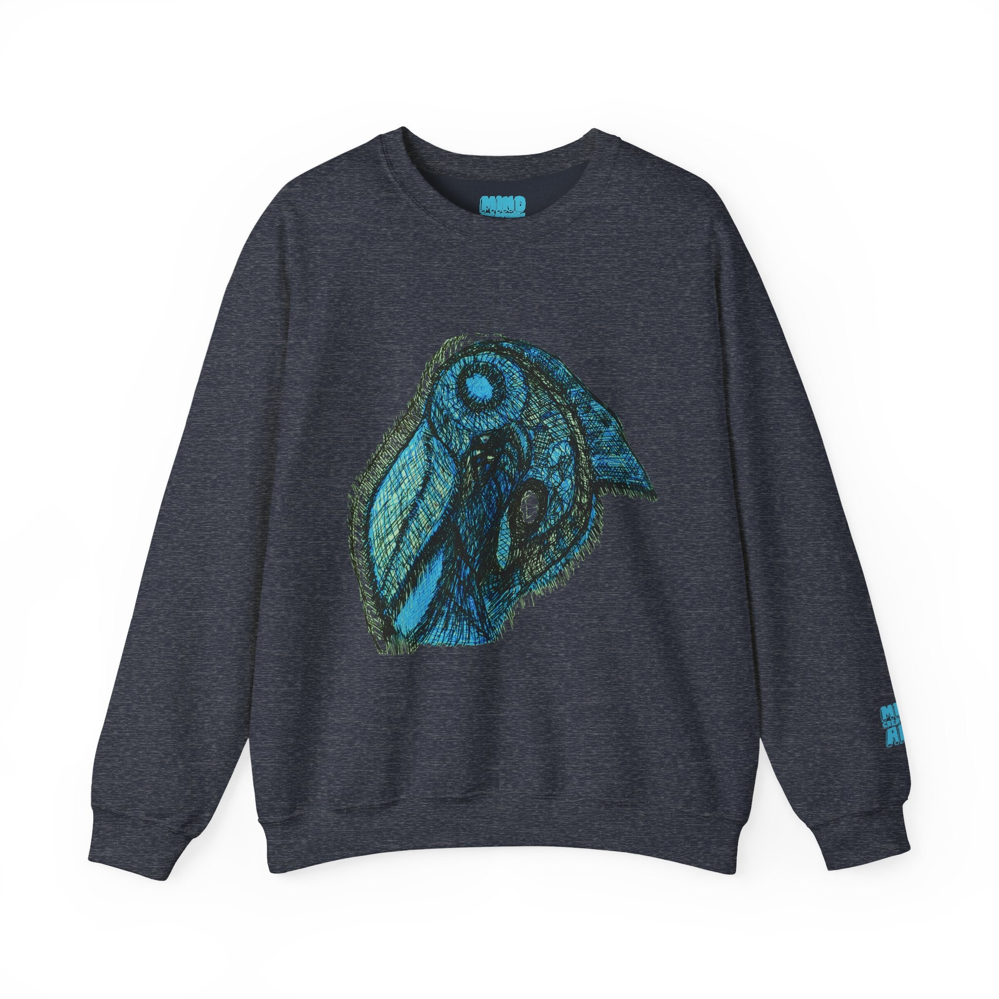 Who Are You? (Teal) Unisex Heavy Blend™ Crewneck Sweatshirt