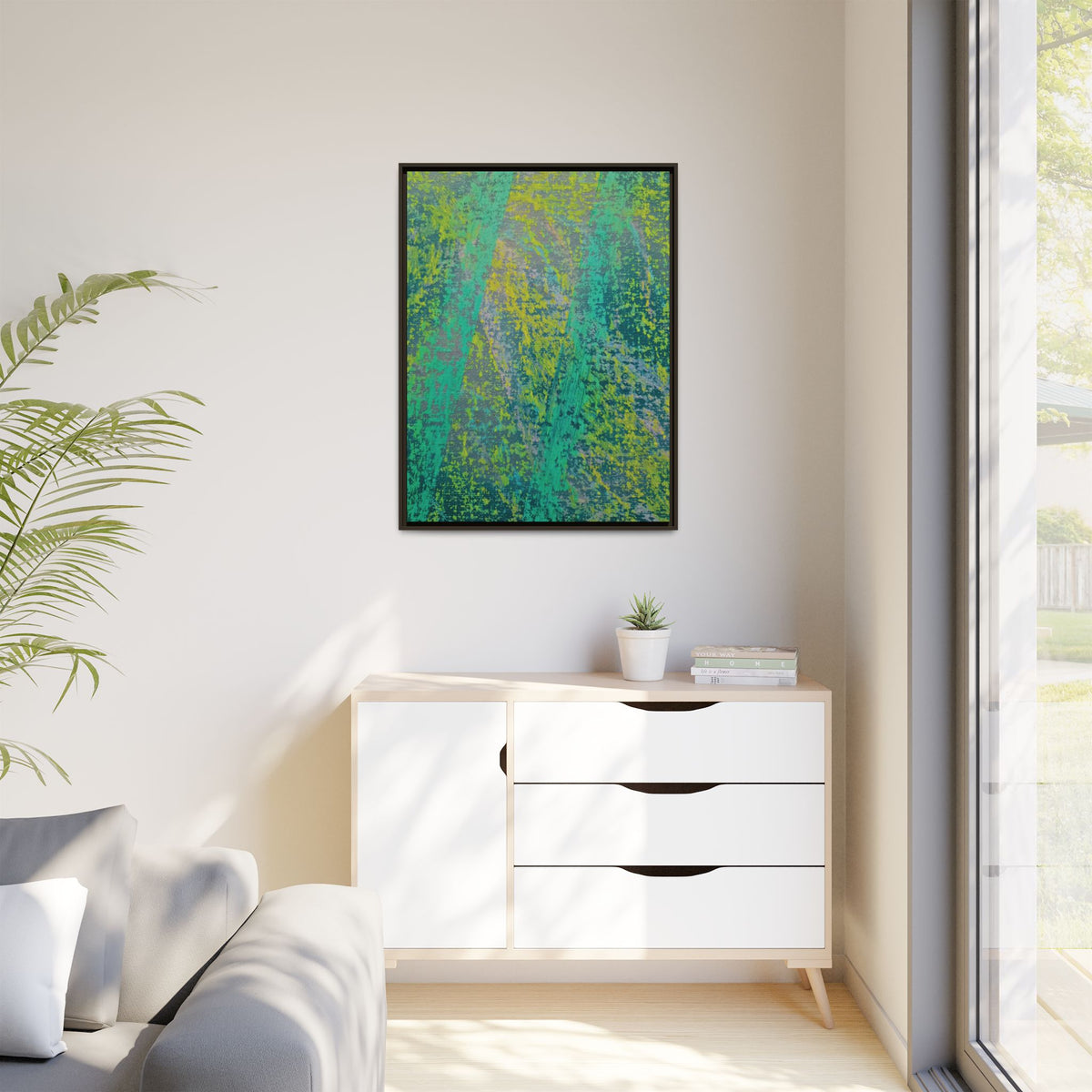 Spring Matte Canvas, Framed