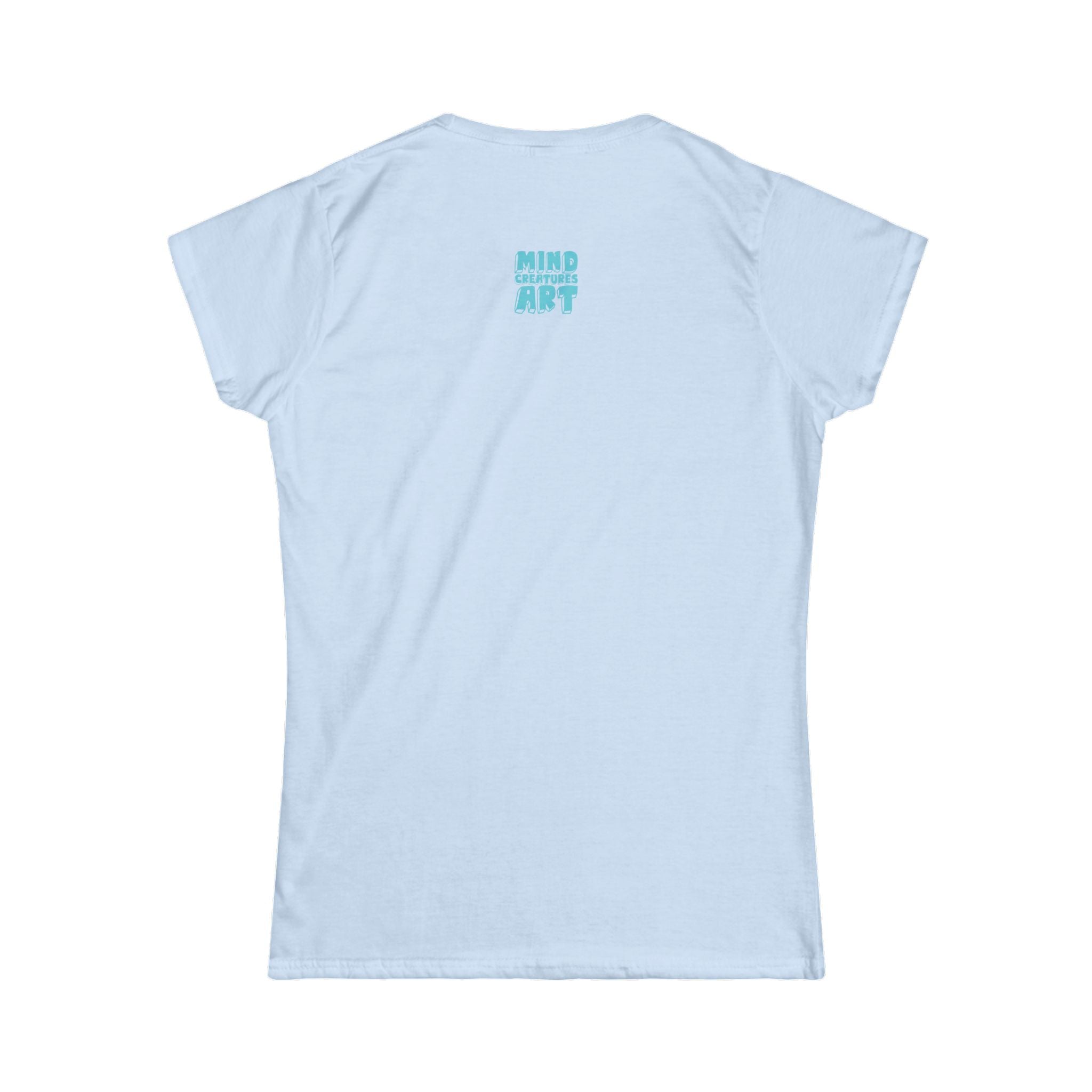 Davy Jones (Electric Green & Blue) Women's Softstyle Tee