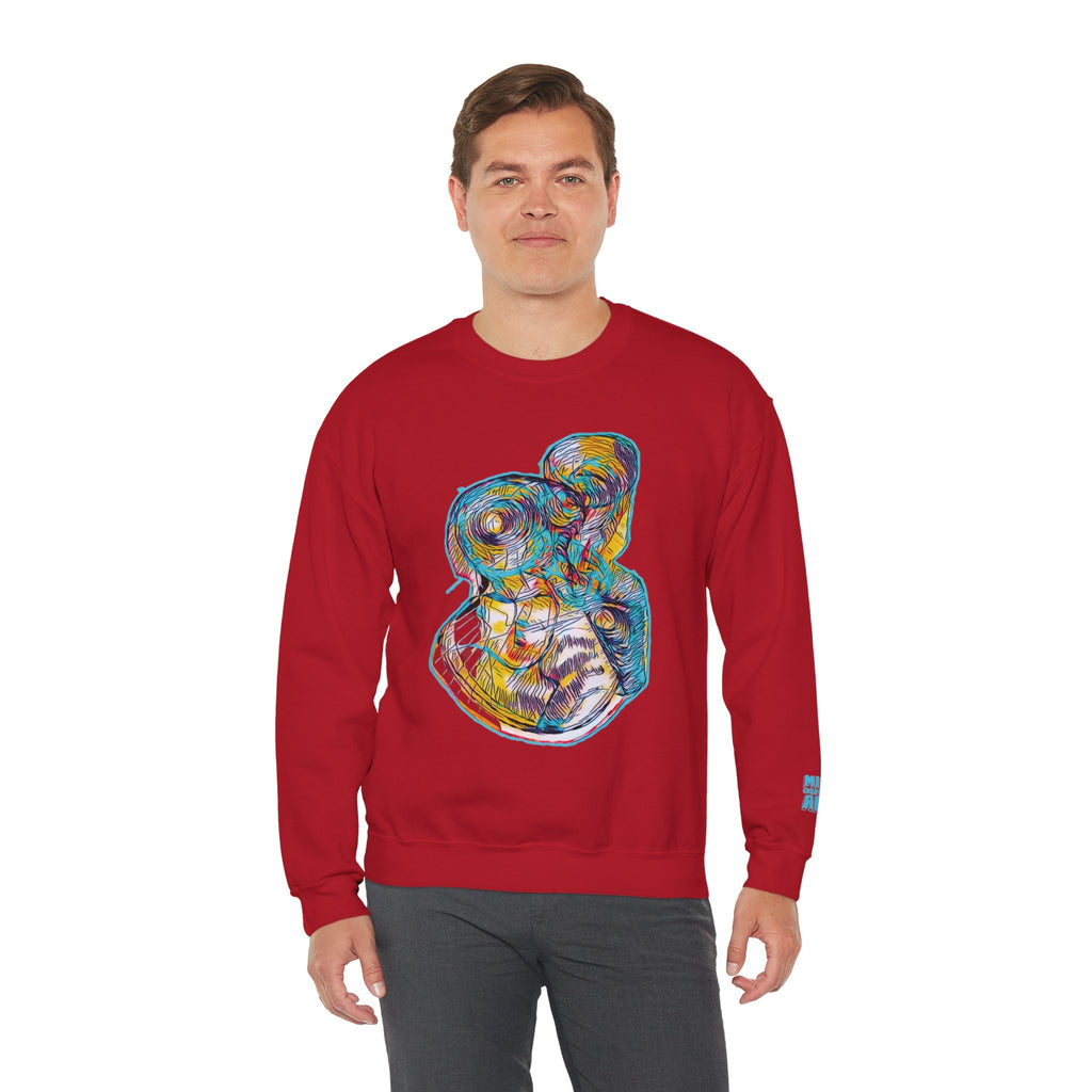 Curiosity (Aqua) Unisex Heavy Blend™ Crewneck Sweatshirt