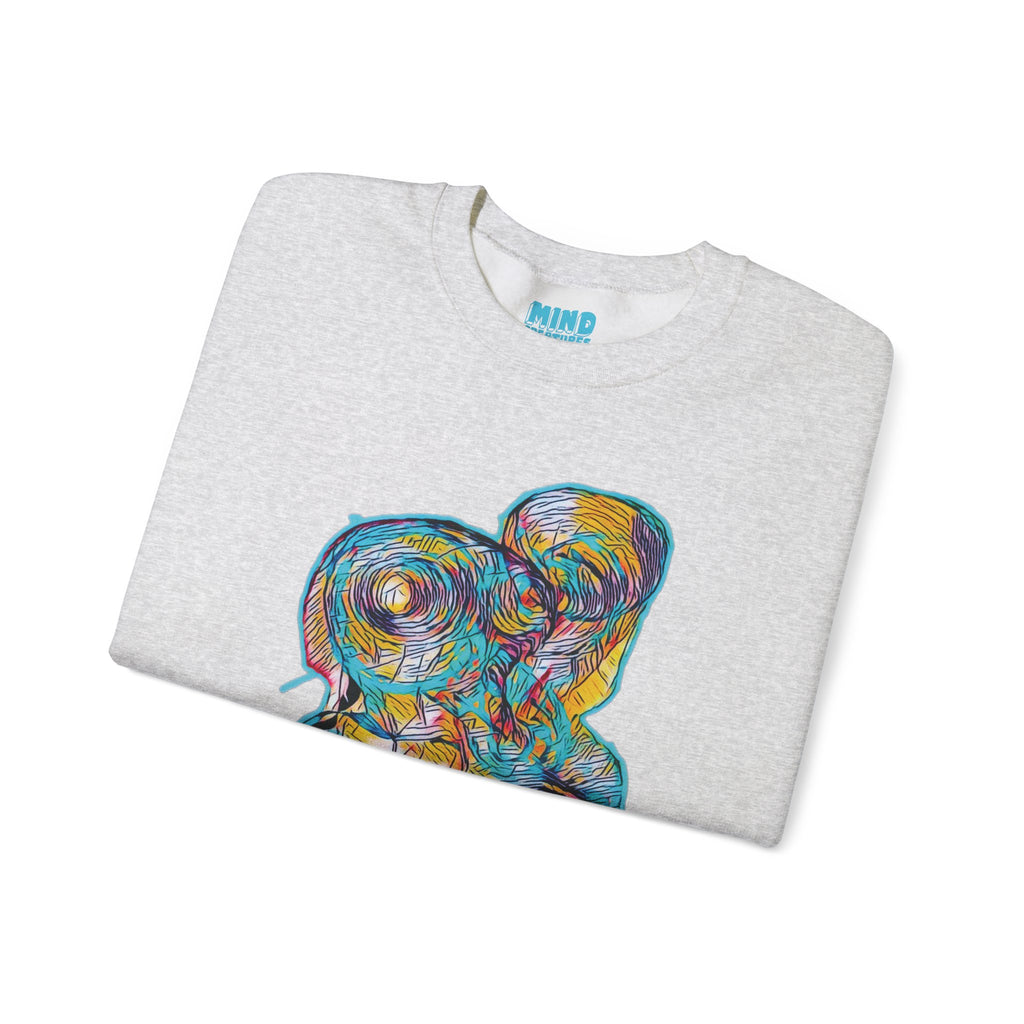 Curiosity (Aqua) Unisex Heavy Blend™ Crewneck Sweatshirt