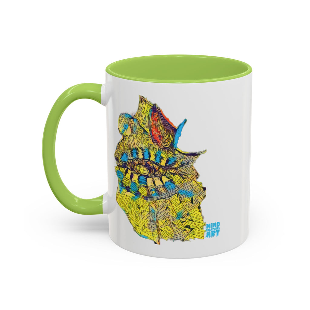Hypnagogic (Neon) Accent Coffee Mug (11oz, 15oz)