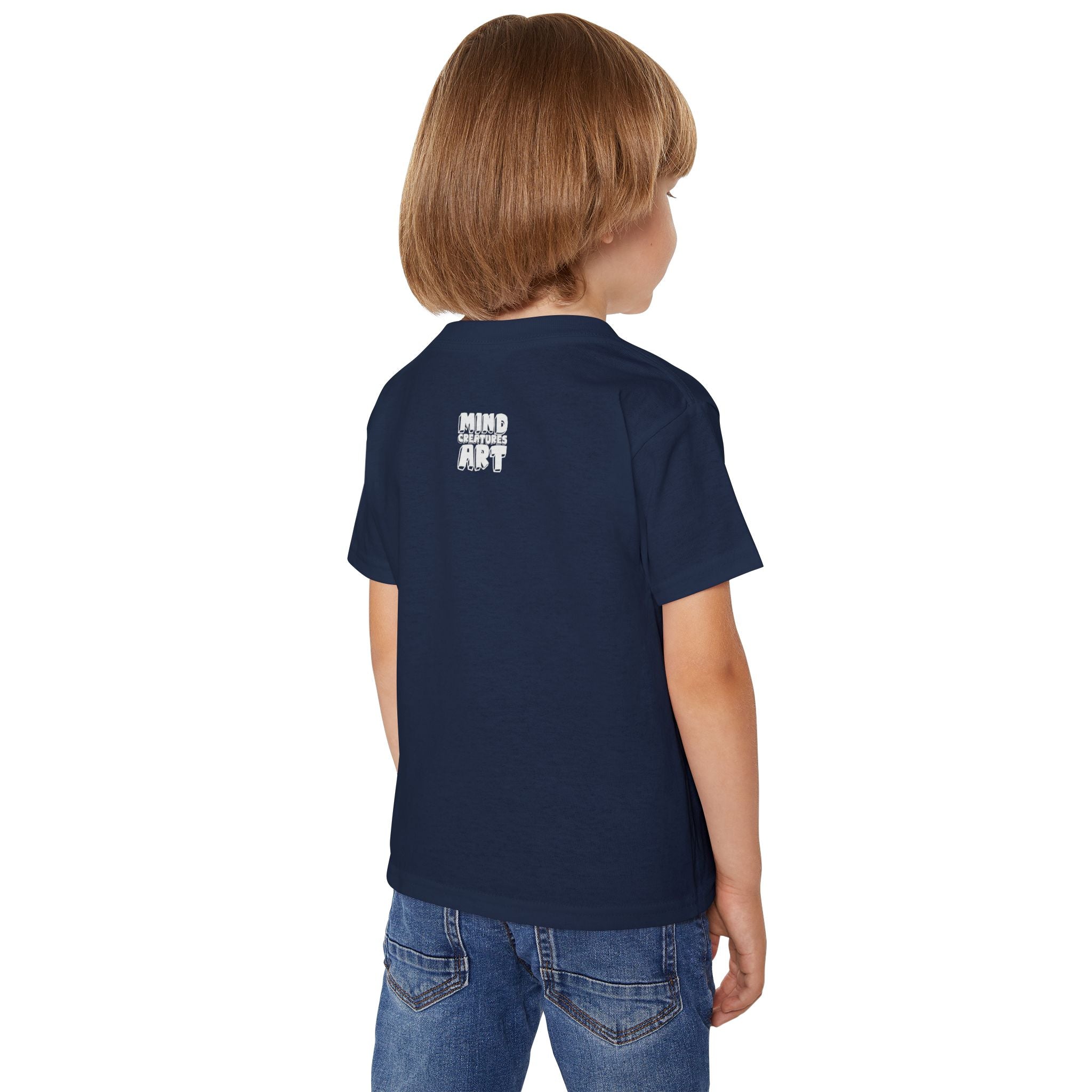 Curiosity (Green & Red) Heavy Cotton™ Toddler T-shirt
