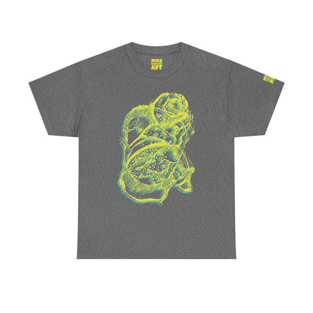 Exploration (Blur, Yellow & Blue) Unisex Heavy Cotton Tee