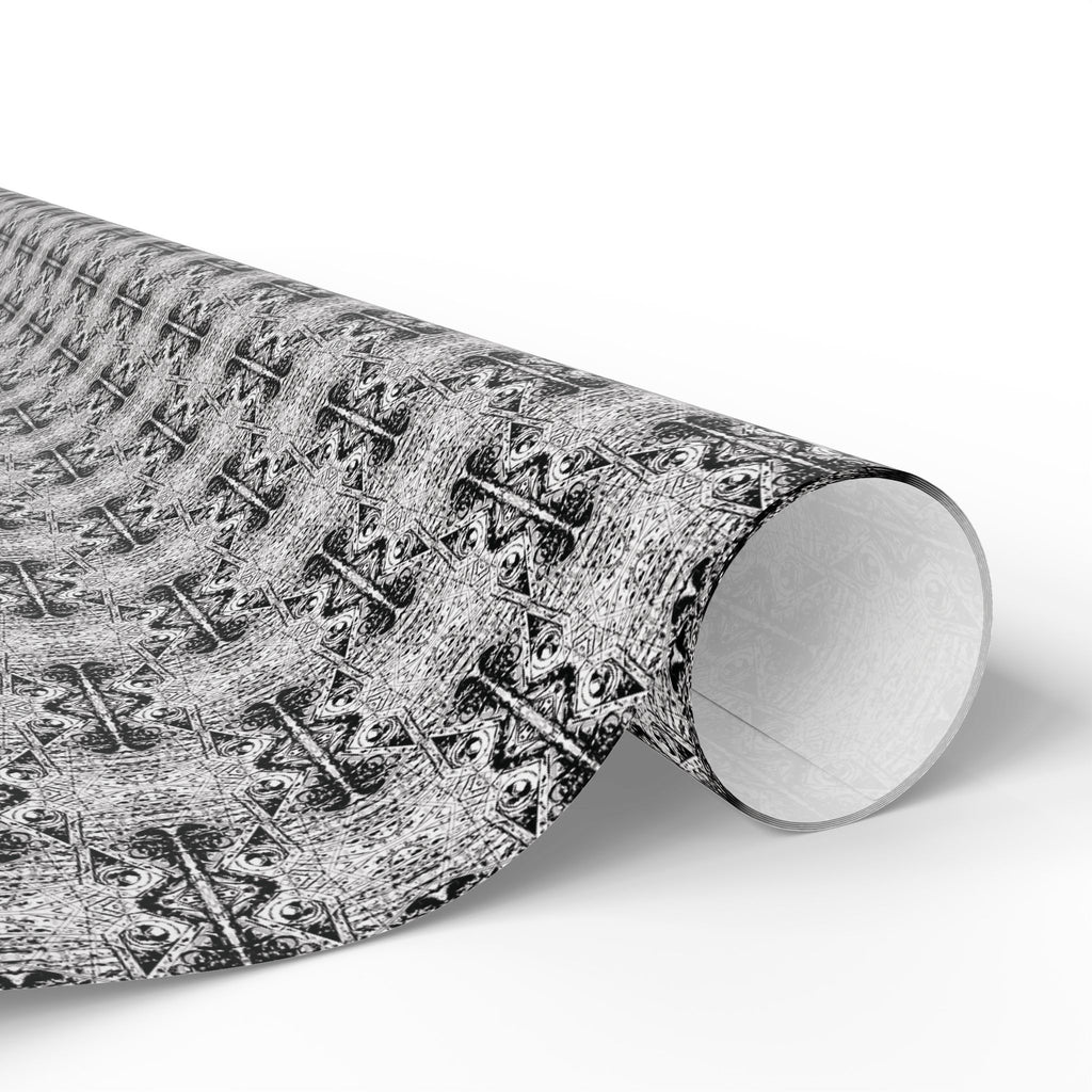Love (Black, White Background) Heavy Wrapping Paper