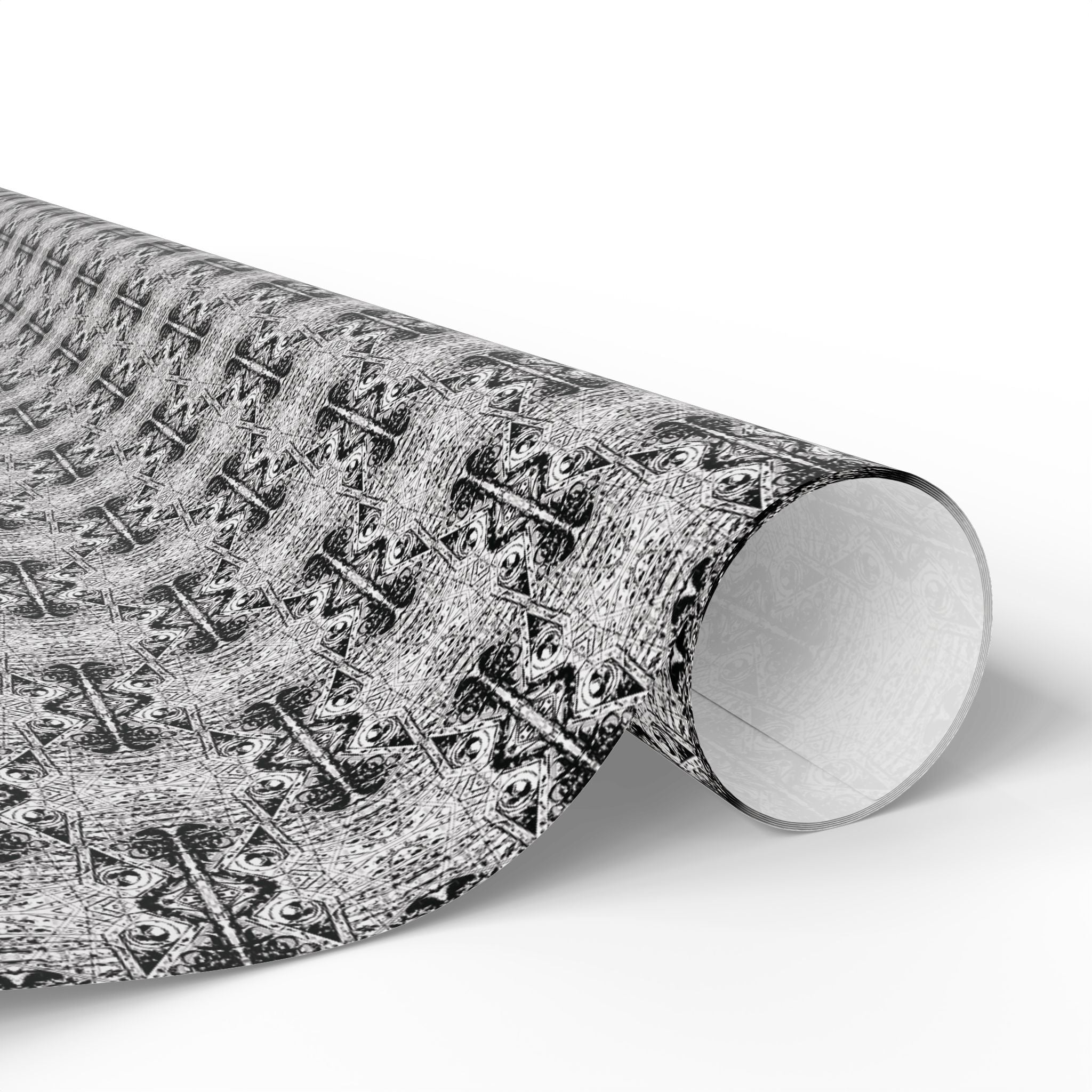 Love (Black, White Background) Heavy Wrapping Paper